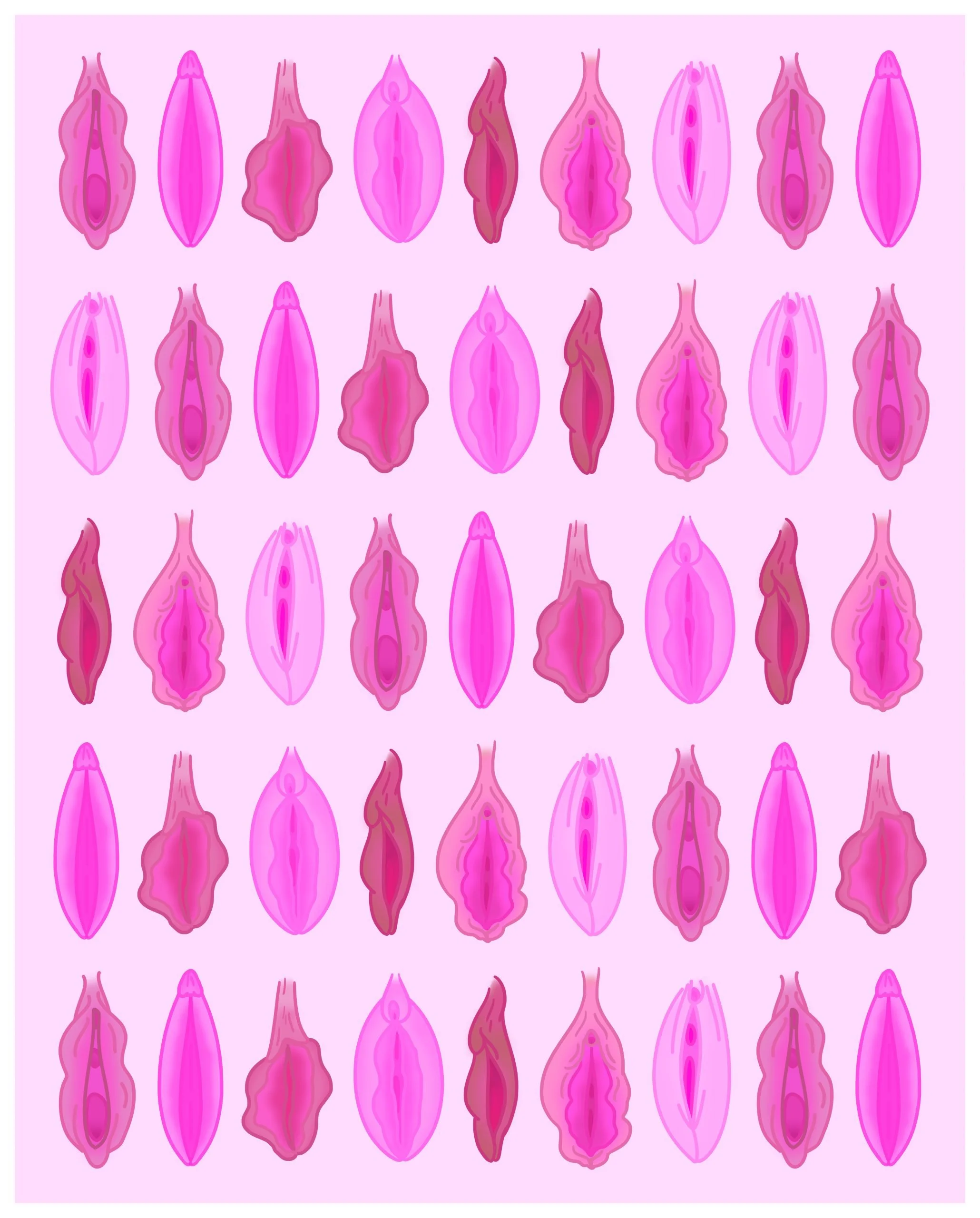 Vaginas Come in All Shapes and Sizes Poster