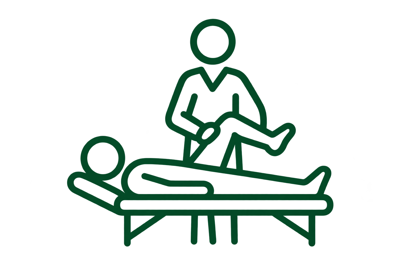 Neon green line drawing of a person sitting cross-legged meditating on a mat, with a cat lying beside them.