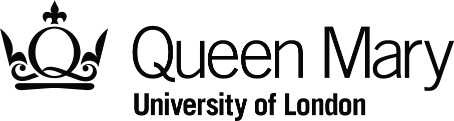 Queen Mary University of London logo with crown graphic