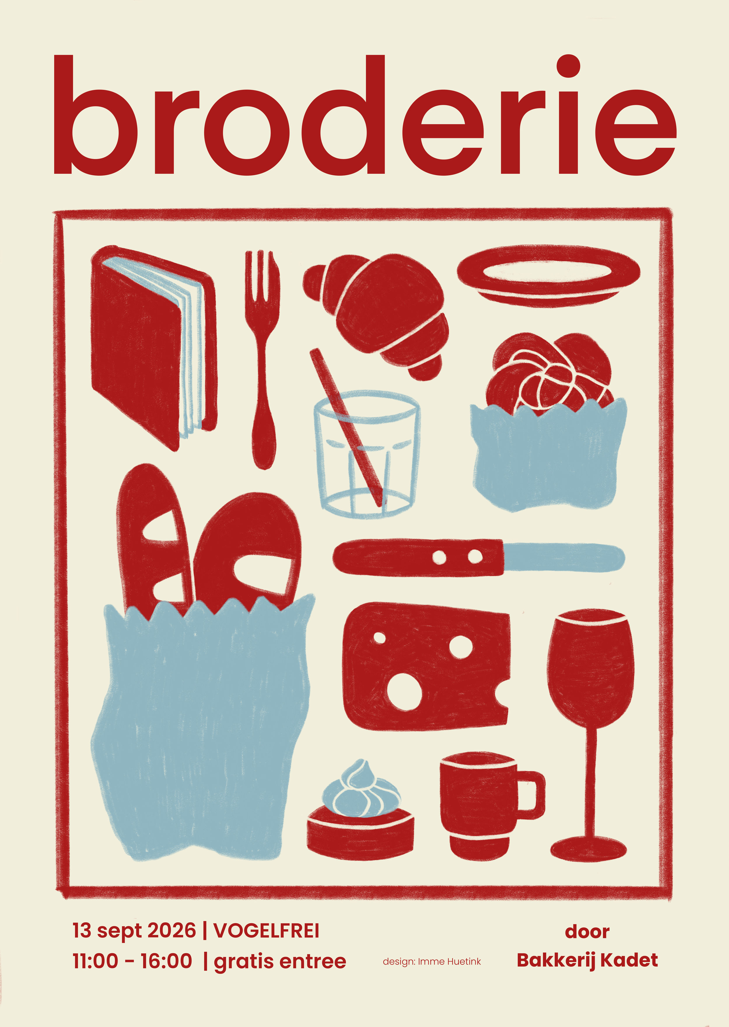 Broderie poster