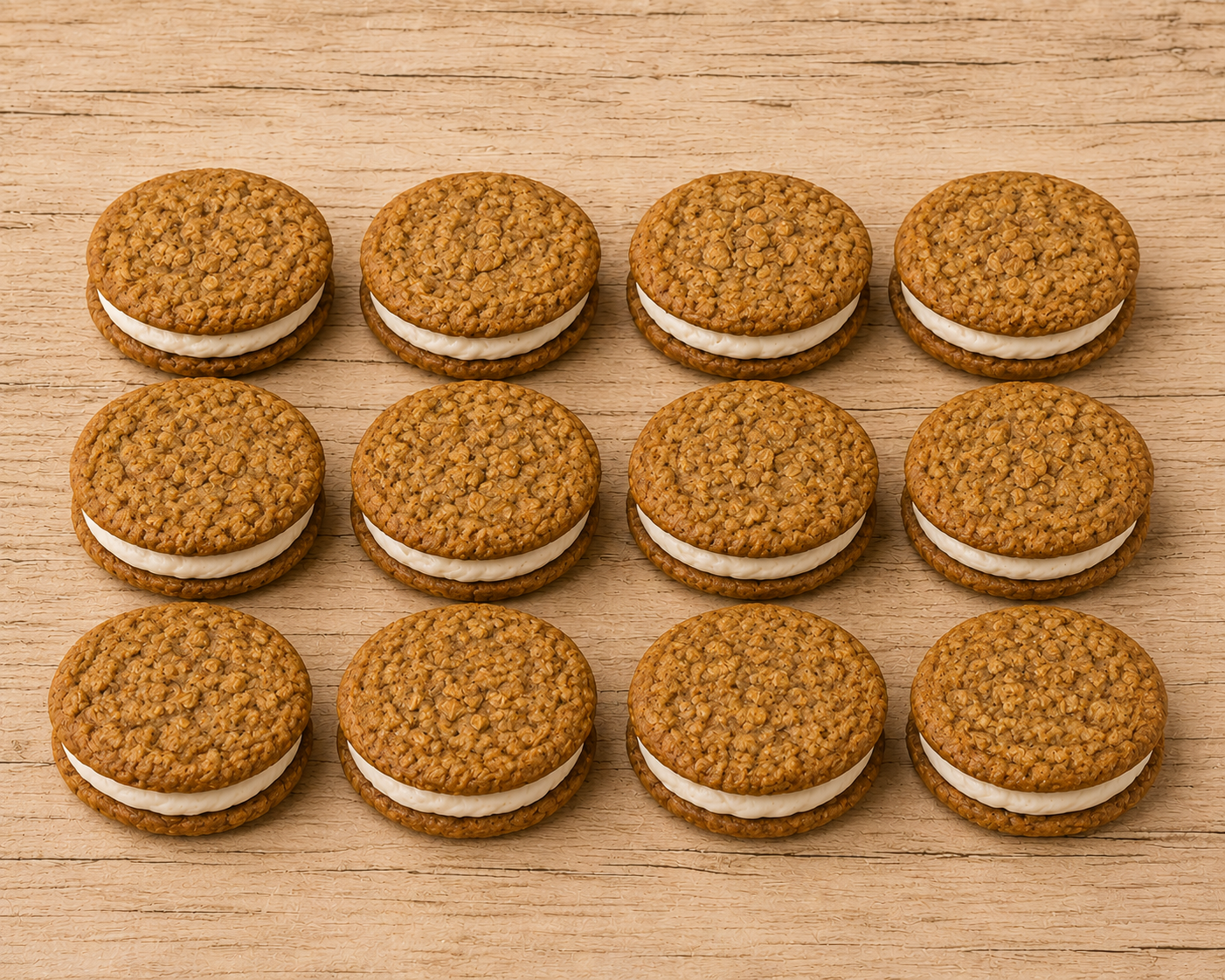 Oatmeal Creme Pies (Dozen)