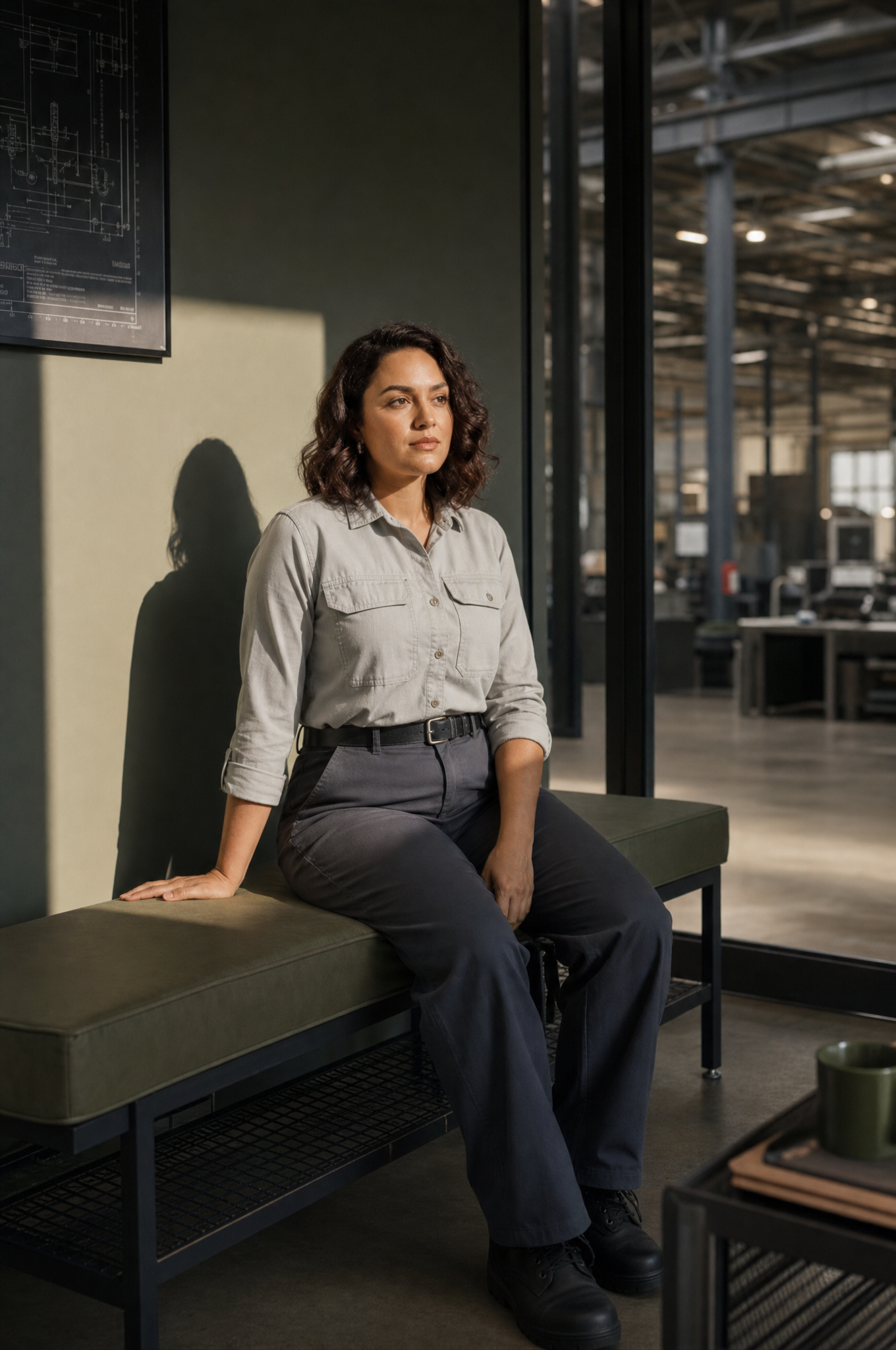 Il s'agit du portrait d'une responsable Bureau d'Etudes chez un fabricant de skids industriels.