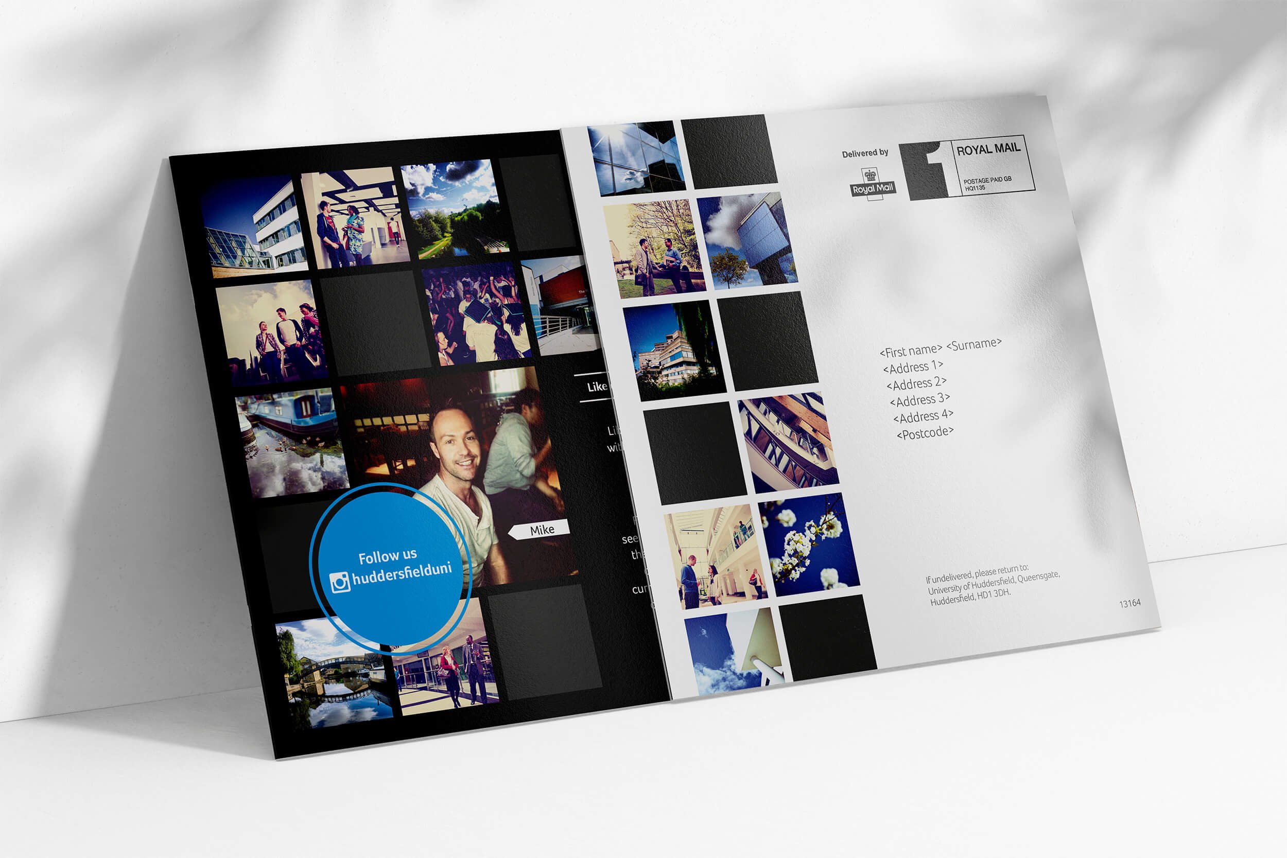 Deferrer mailer featuring Instagram grid style of images