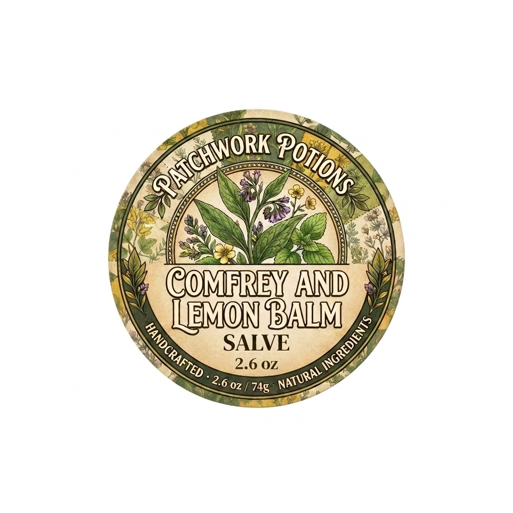 Comfrey and Lemon Balm Salve