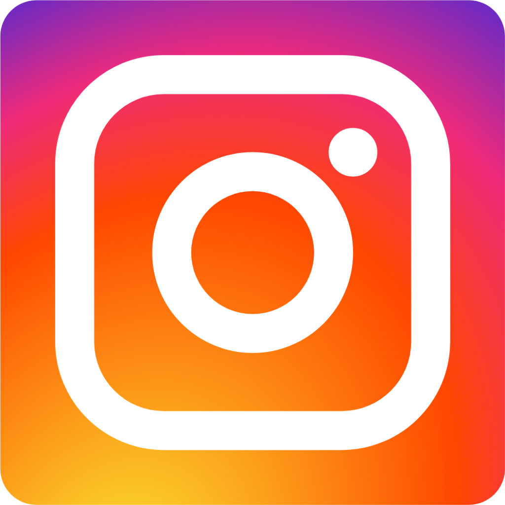 Instagram app logo with a colorful gradient background