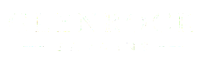 Glenrock Gardens logo with white text on a black background