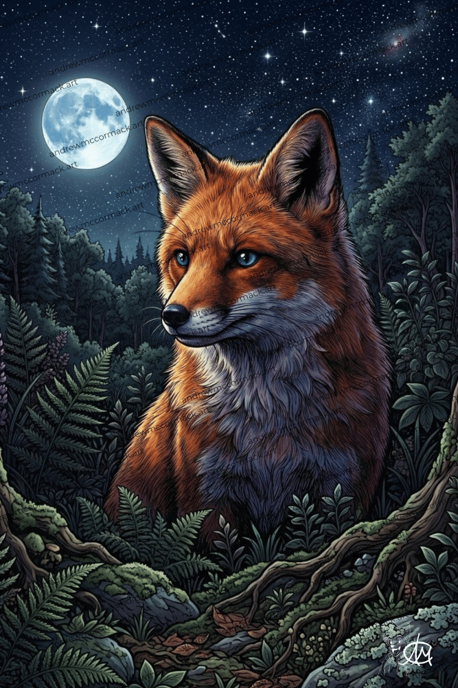 Majestic Fox - Art Print