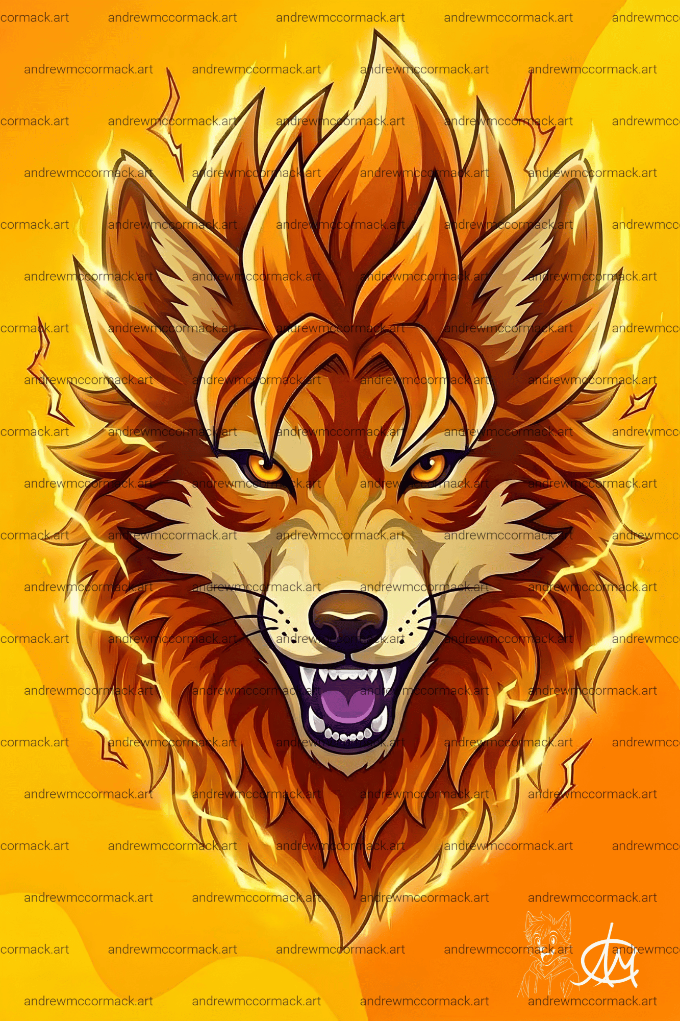 Super Powered Wolf
