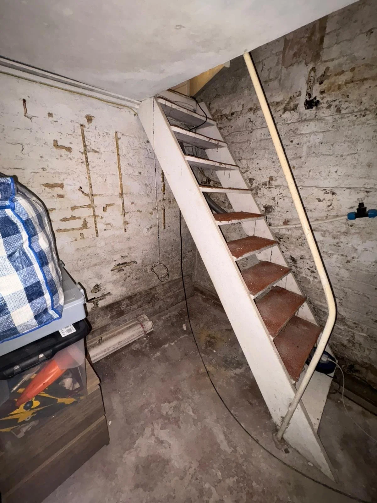 Basement before Renovani waterproofing works.