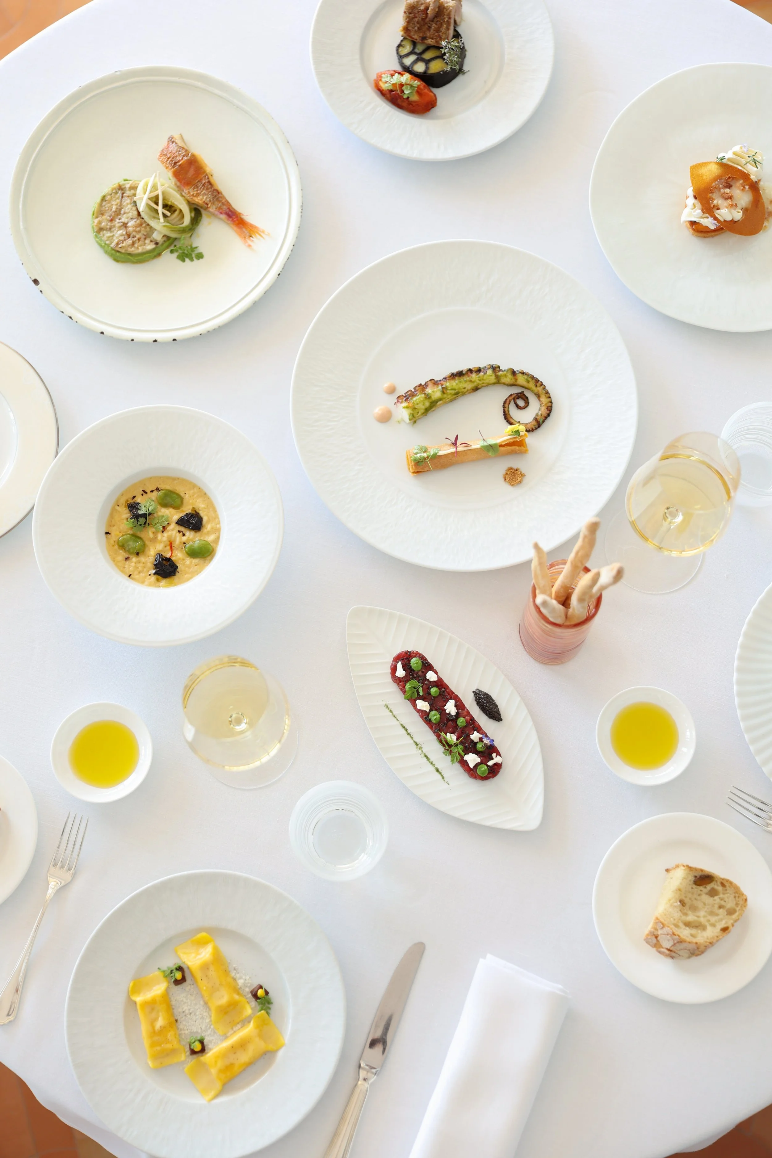 Restaurant Photography for Zass Restaurant at Il San Pietro Luxury Hotel in Positano