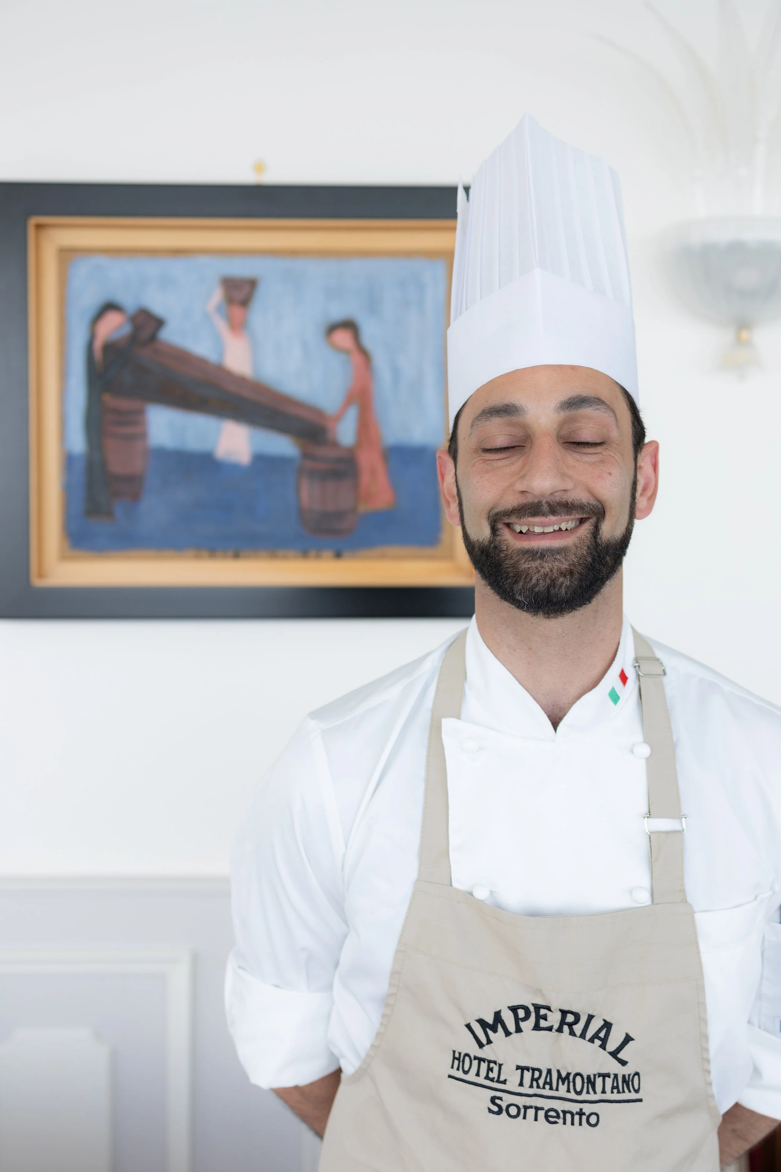 Hospitality photographer for Hotel Tramontano in Sorrento, photographing breakfast, croissant, cakes and coffee 