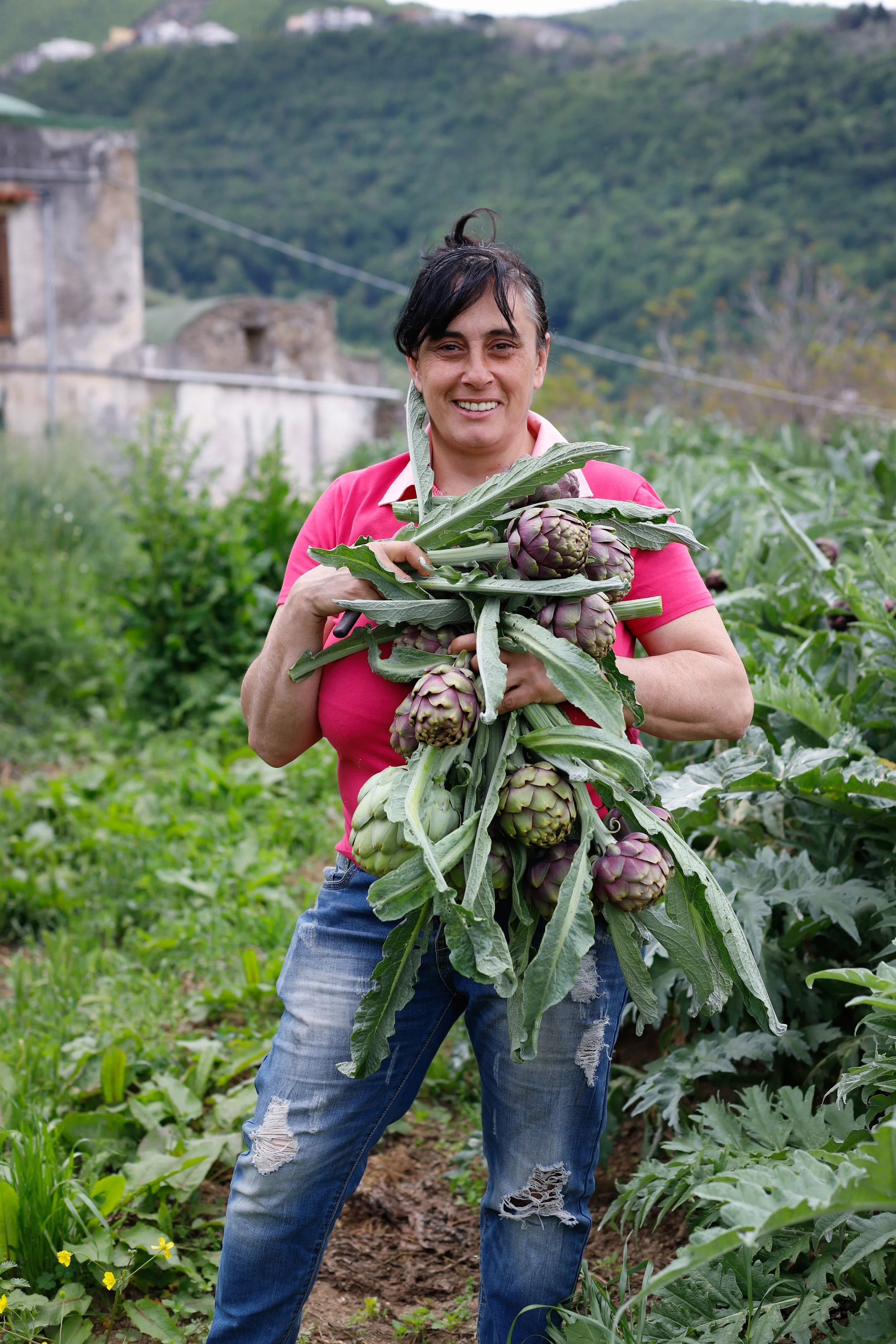Portrait photography Bianca, azienda agricola Giruzz, Vico Equense, Slow Food