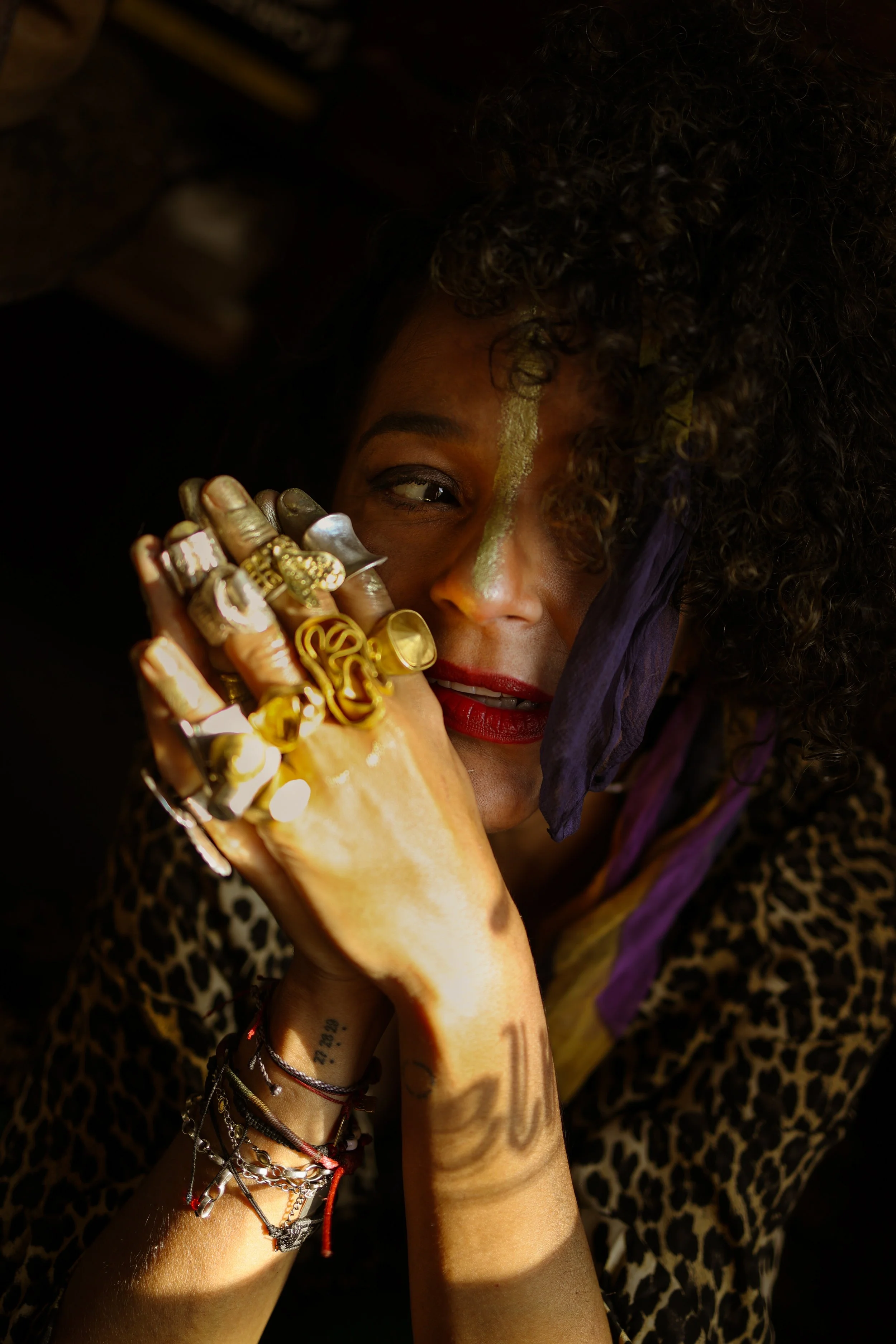 Portrait photography, Isabel Herrera, artist, jewelry, Barcelona