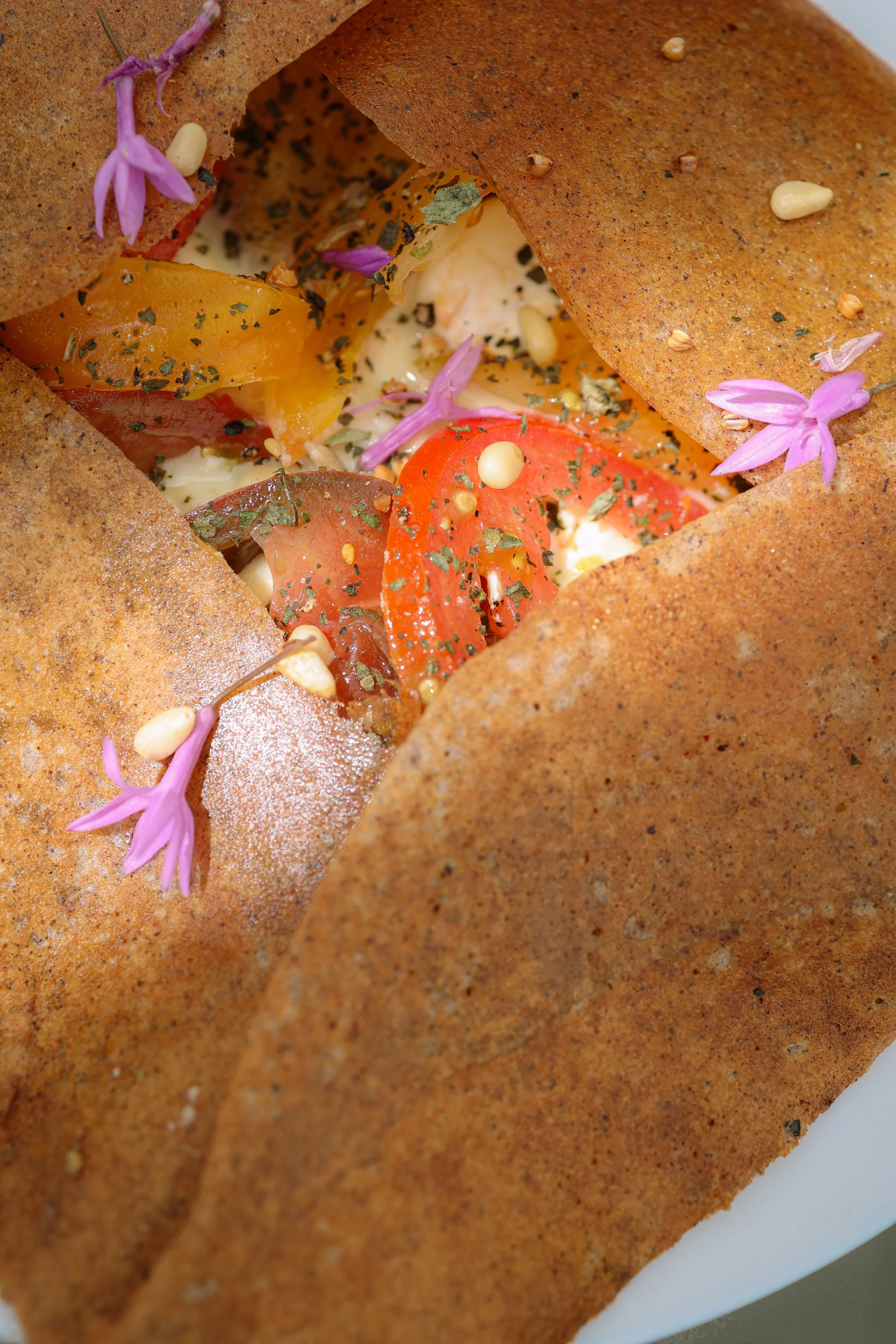 Food photography for Plage Plage restaurant in Arles France