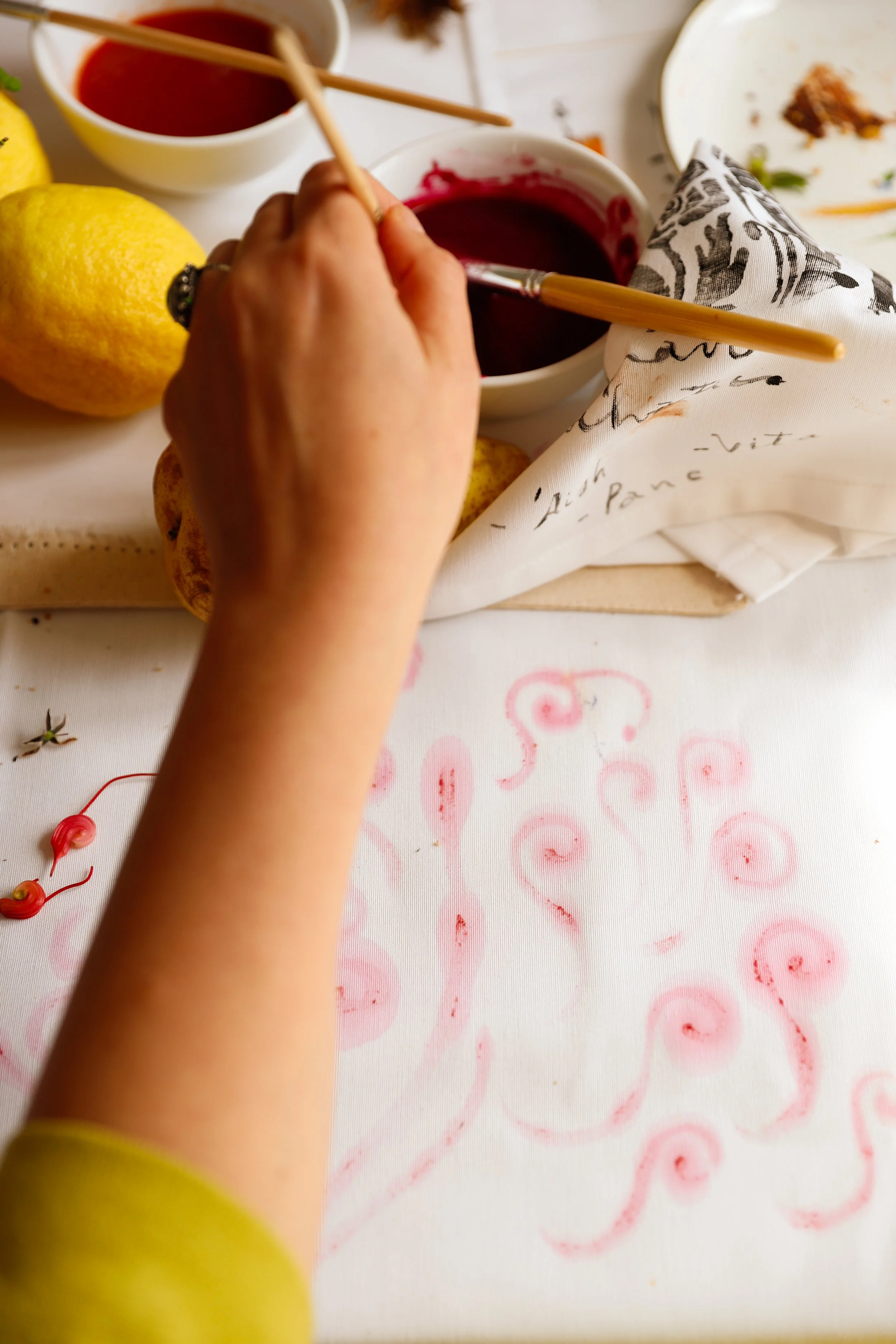 Styling and photography for Tavole Parlanti, Artist Domenico Lettera