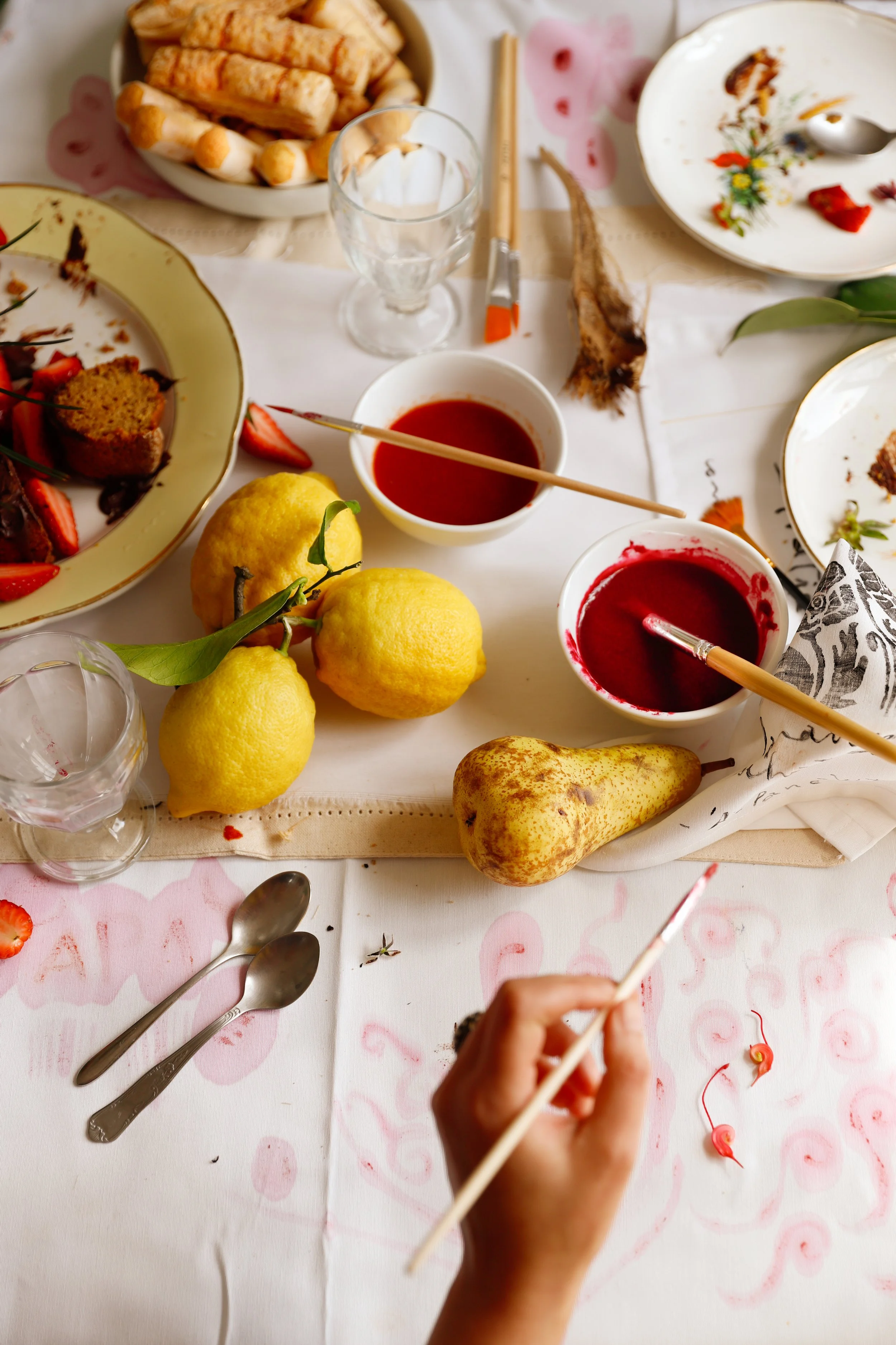 Styling and photography for Tavole Parlanti, Artist Domenico Lettera