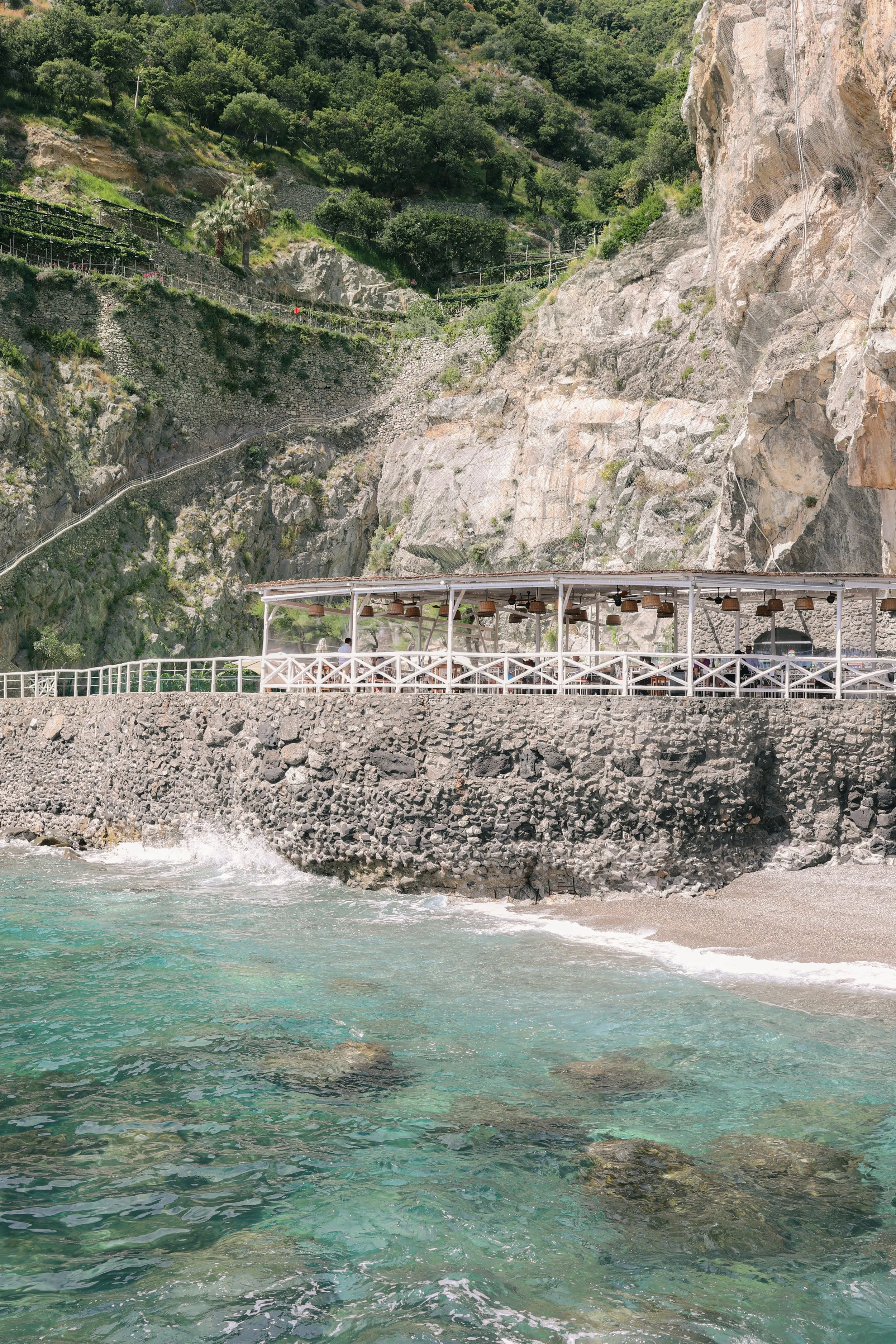 Restaurant Photography for Il Carlino restaurant at Il San Pietro luxury hotel in Positano