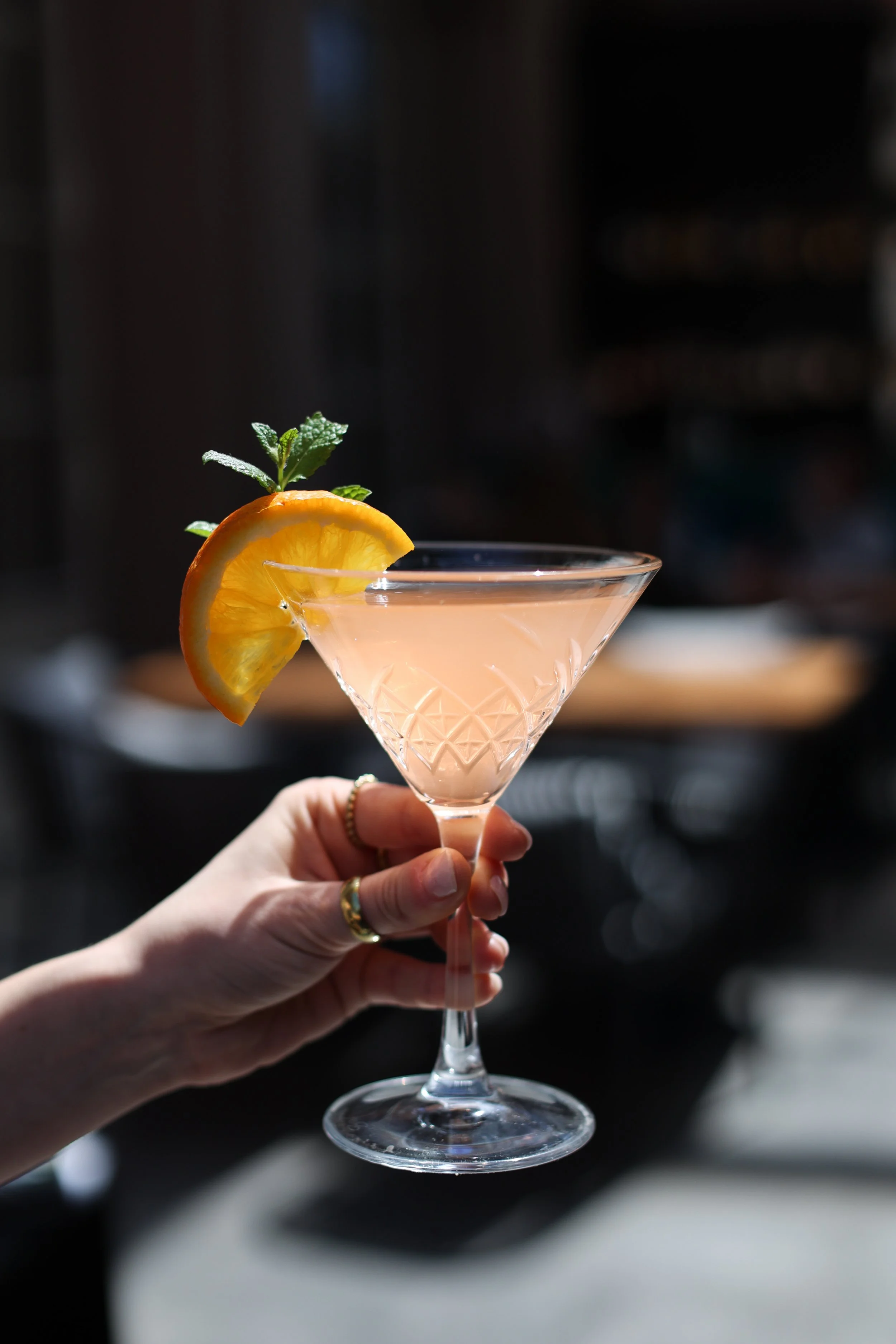 Cocktails photographer for La Serra Sunset Bar, Sorrento