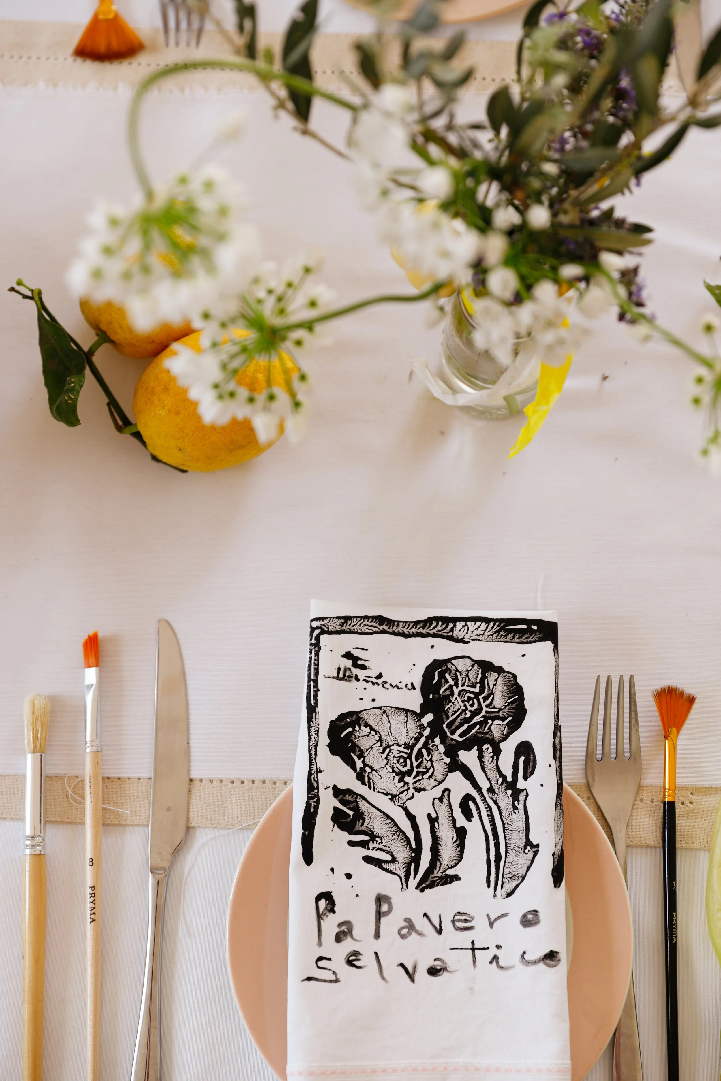 Styling and photography for Tavole Parlanti, Artist Domenico Lettera