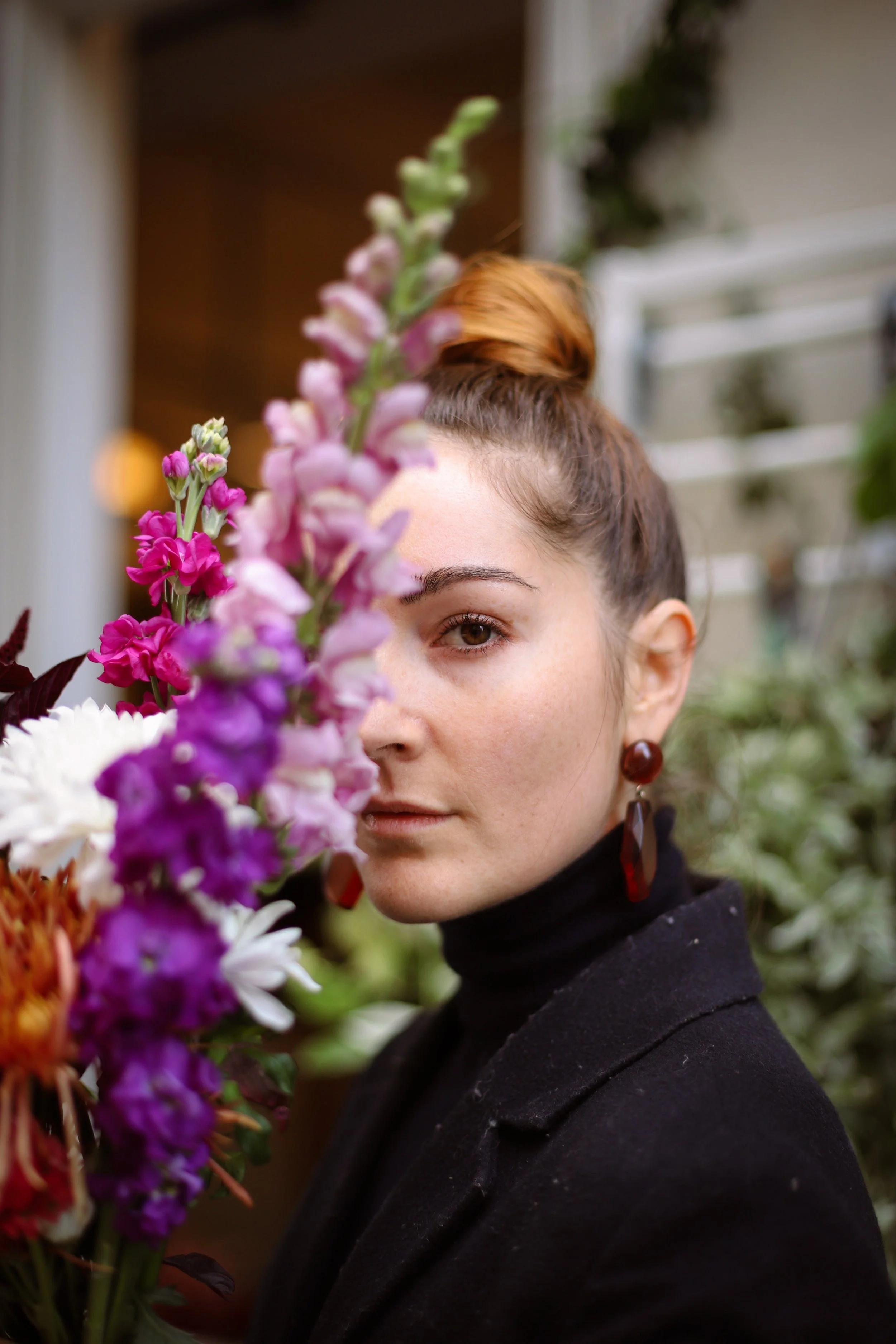Portrait photography Desirée Fleurs, Fleuriste in Paris