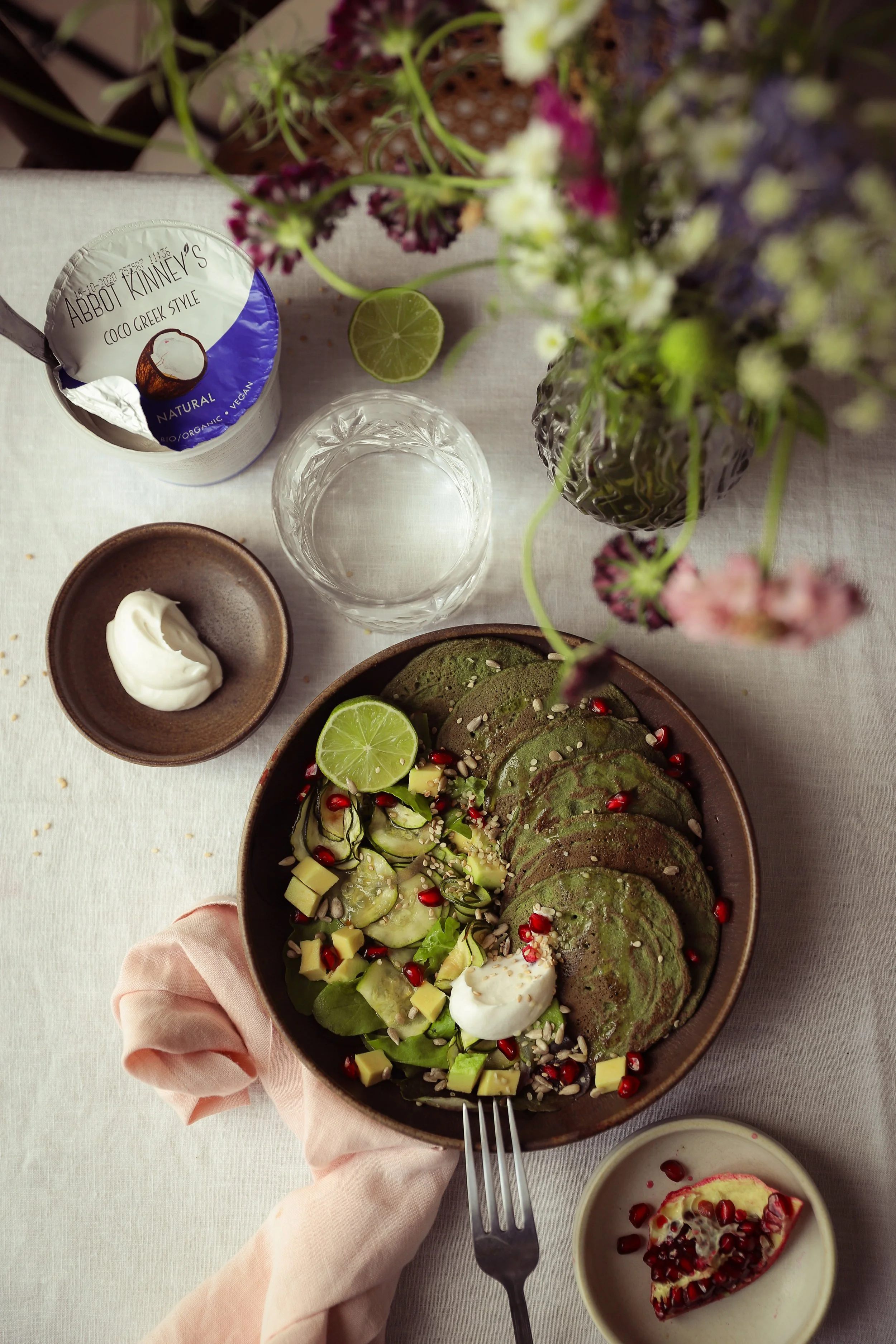 Styling and photography for food brand abbot kinney s product greek yoghurt