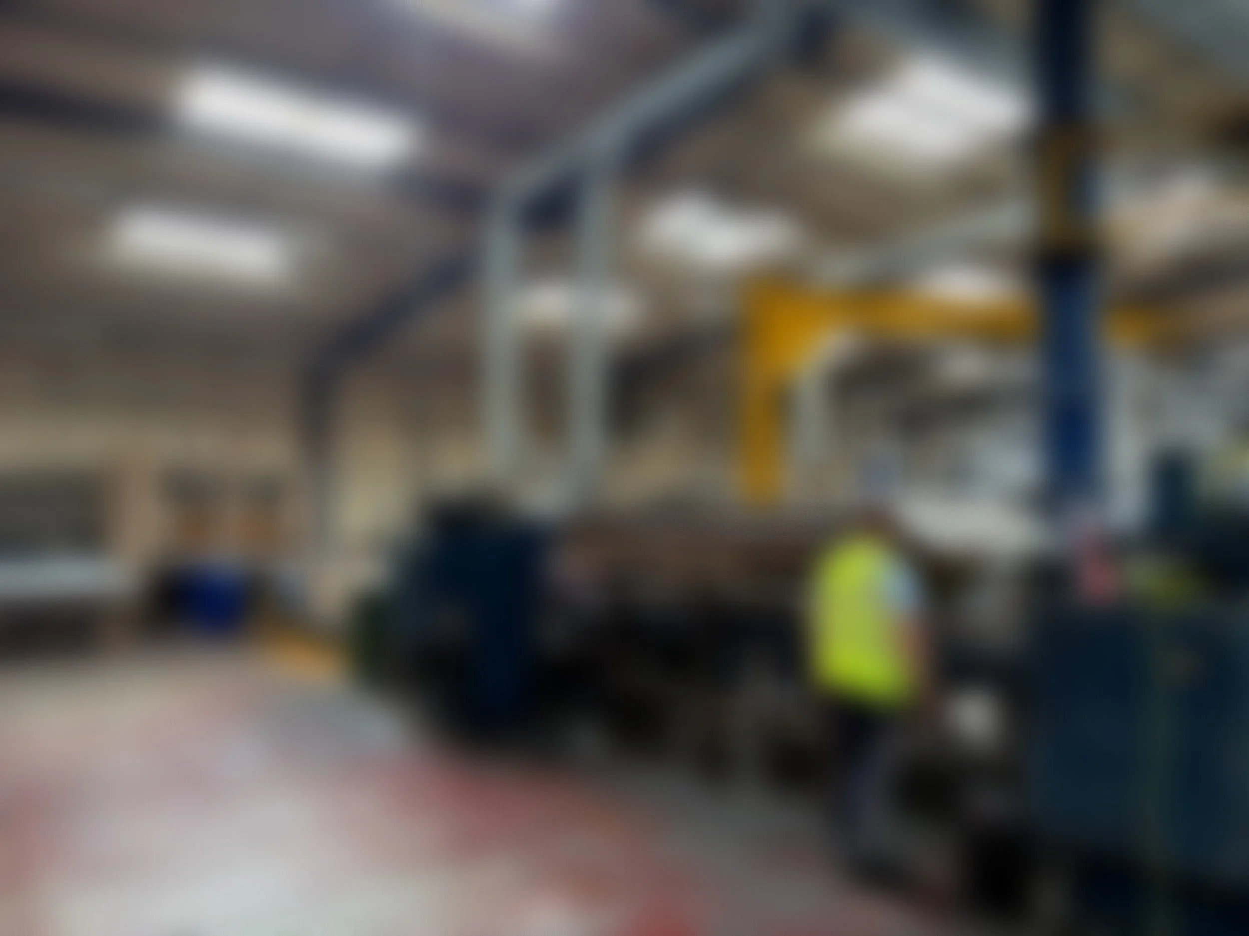 Blurred image of Yorkshire Plywood's bonding line.