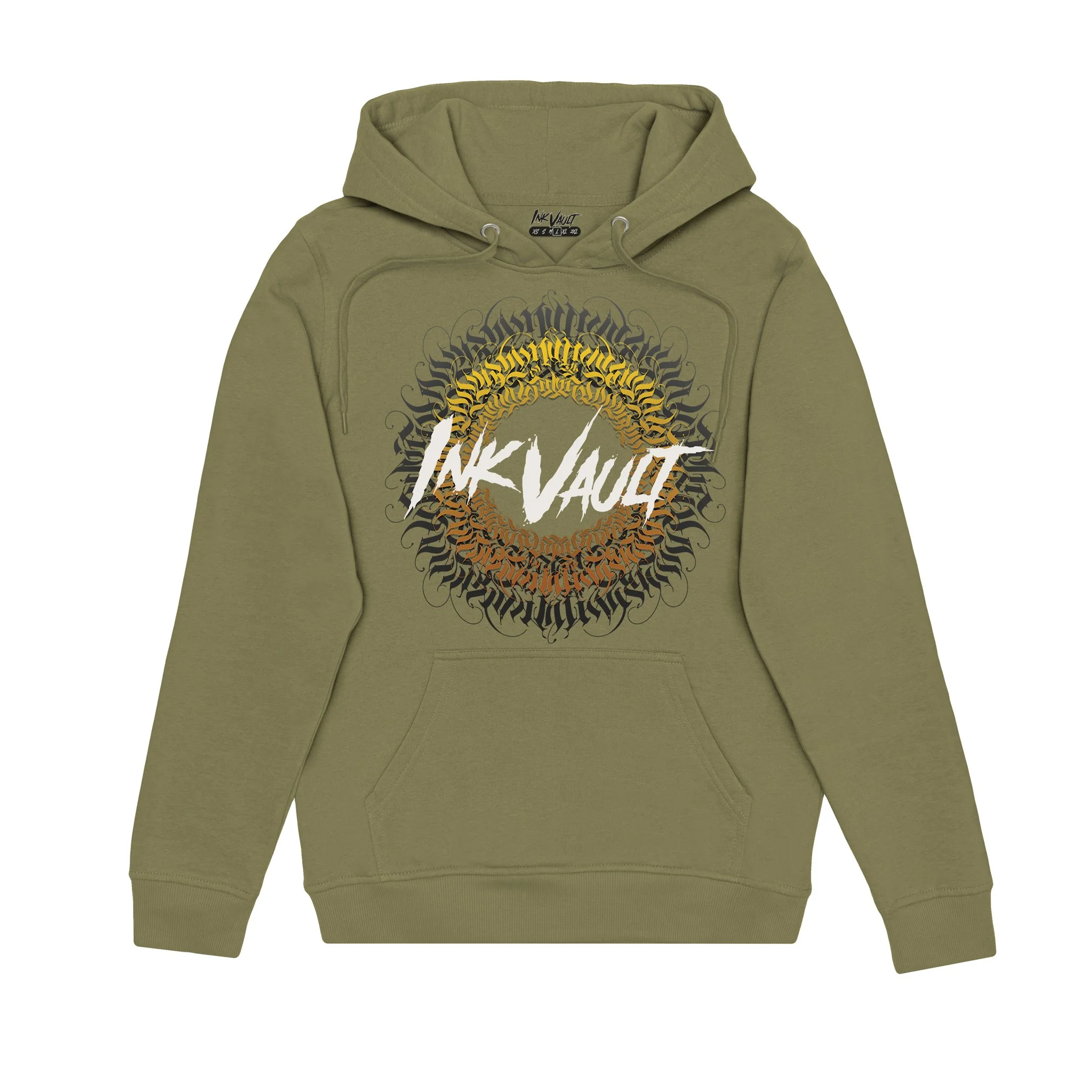 Inkvault Caligrafity hoodie green.jpg