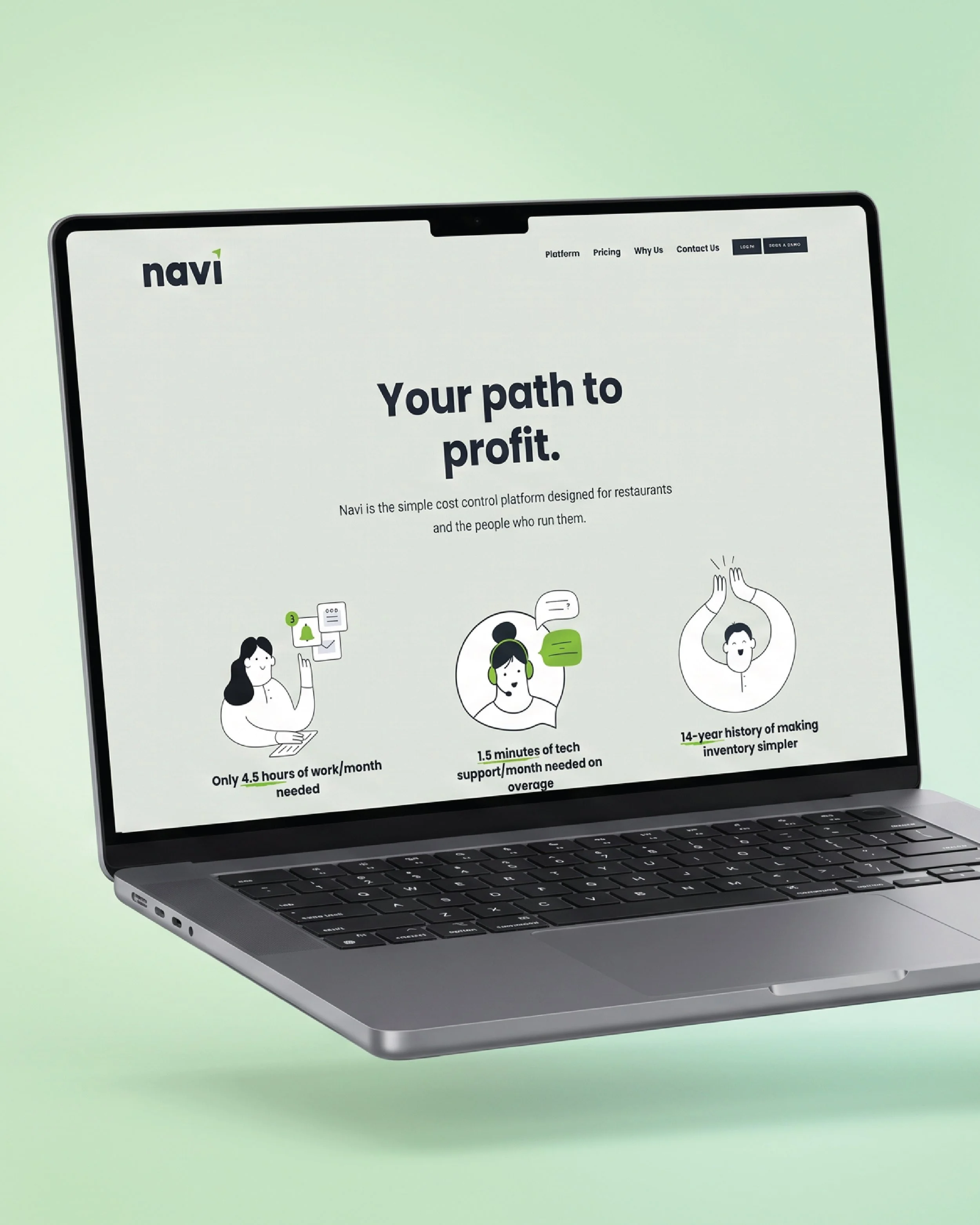 what if restaurant margins weren't a mystery until month end?

Navi is a SaaS platform built with The Fifteen Group to solve a problem every operator knows: pricing, labour, and food costs live in a dozen different places, and profit gets figured out