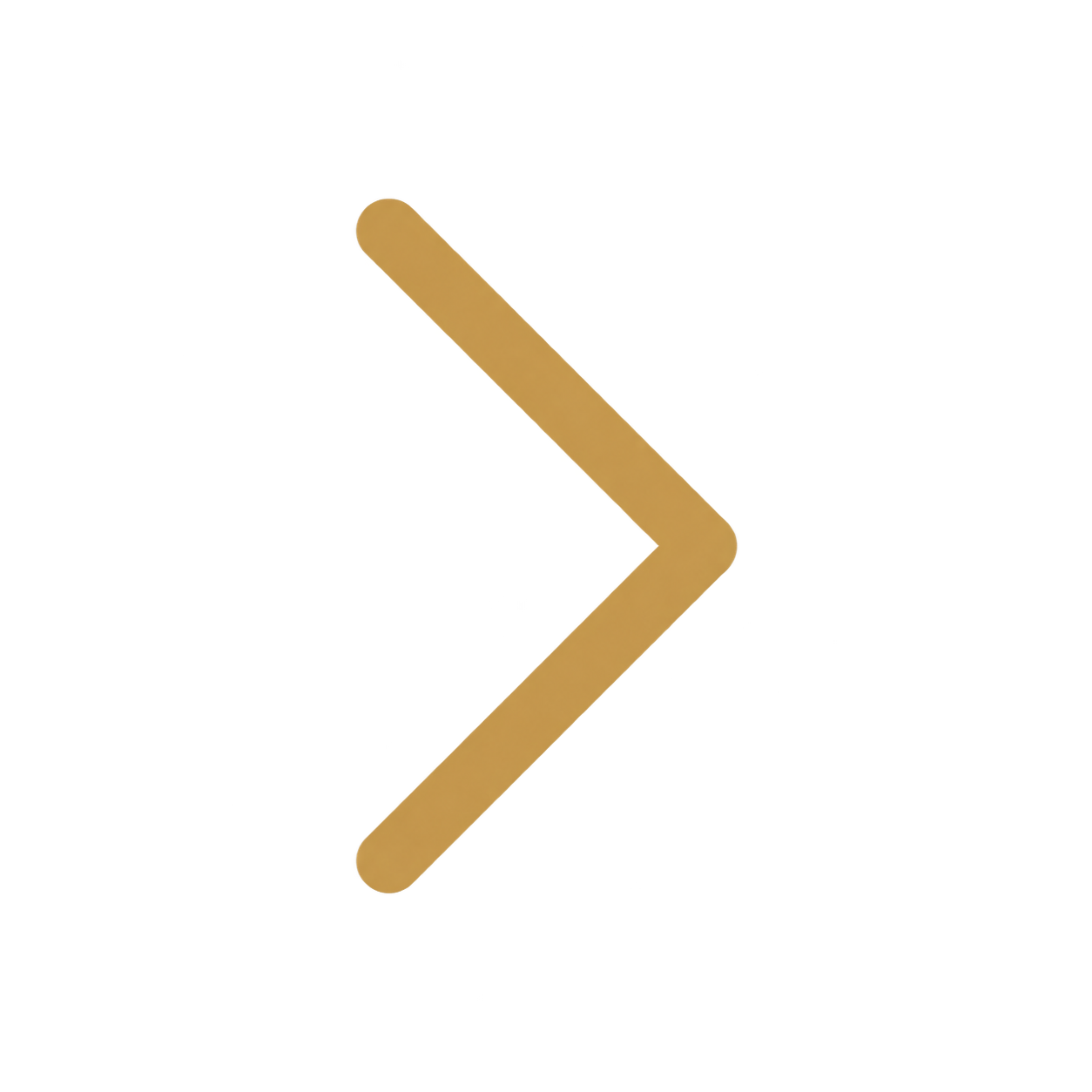 A gold-colored arrow pointing to the right, outlined in red.