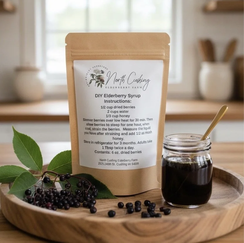 DIY Elderberry Syrup- Dehydrated Berries