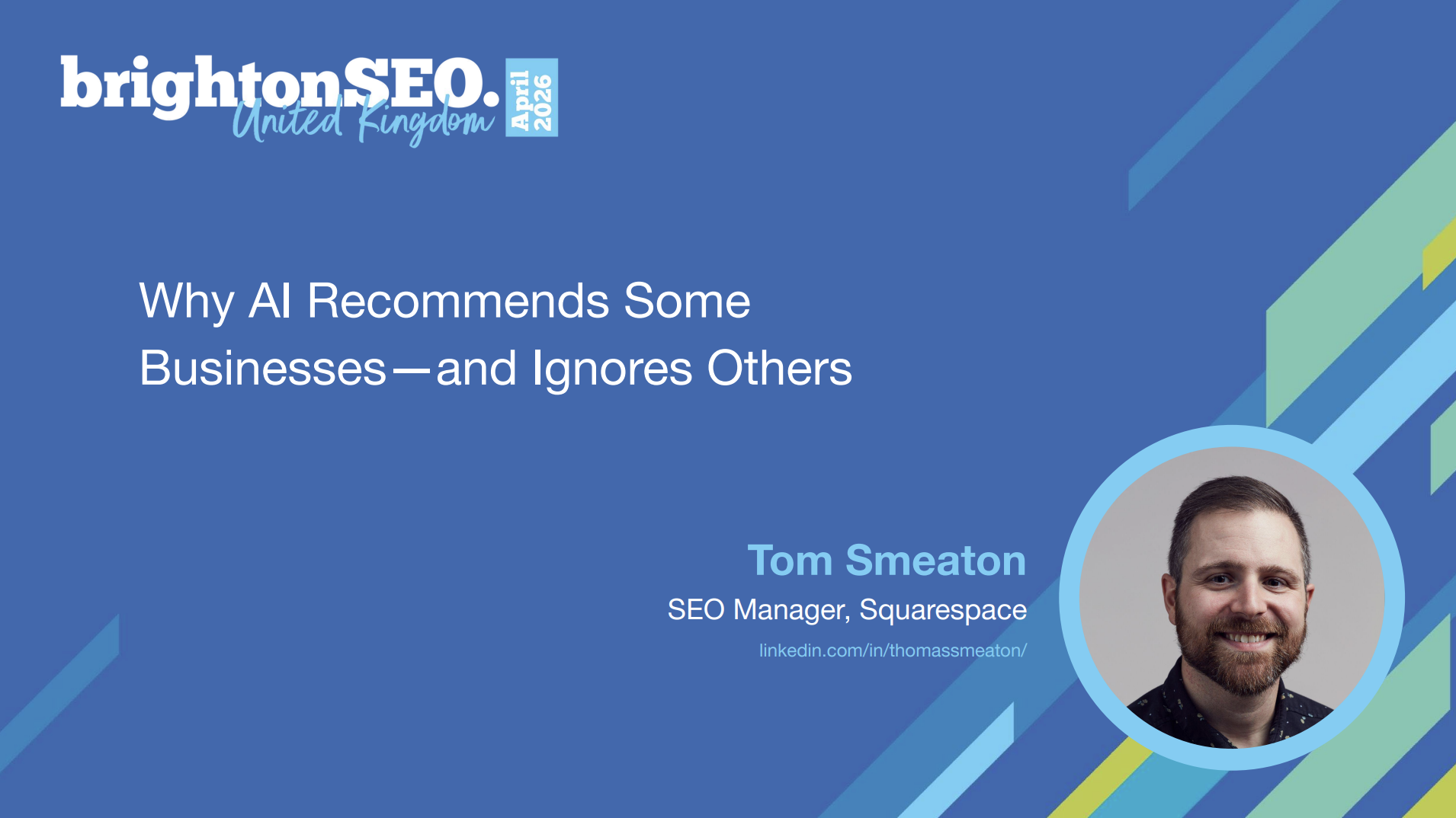 Title Slide for brightonSEO 2026 Presentation