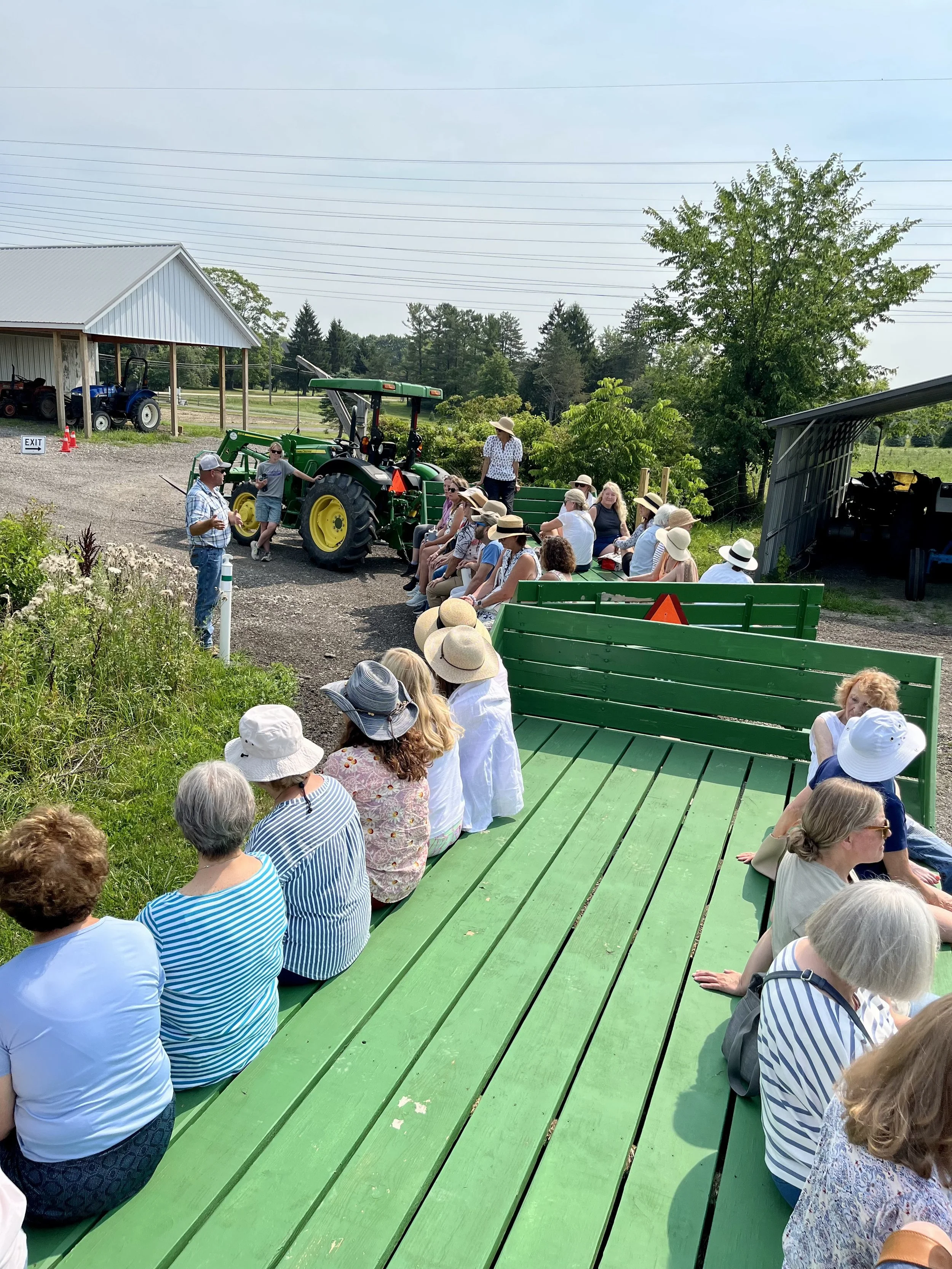 July field trip to Rogish Farm