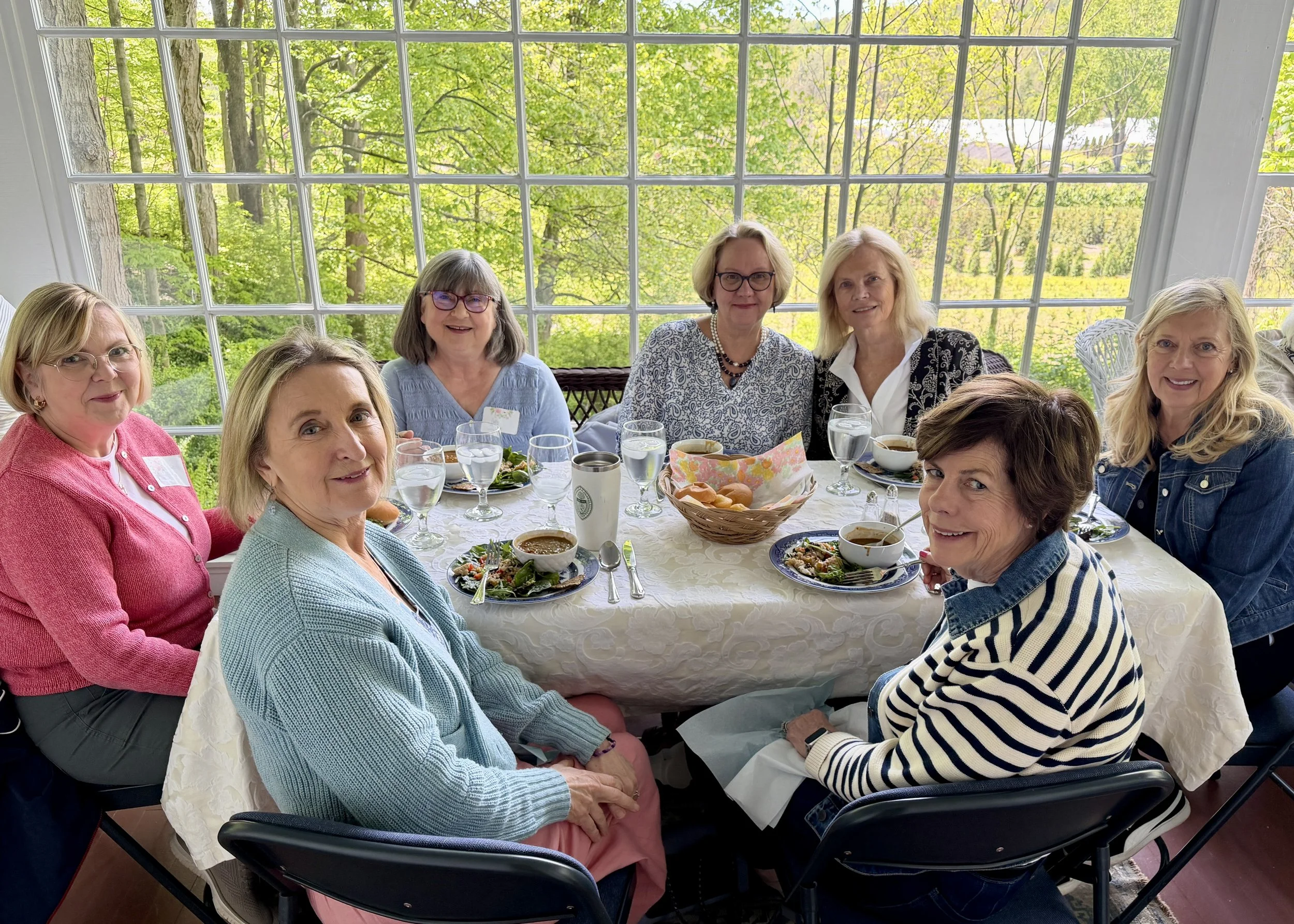 May lunch in the Cottage