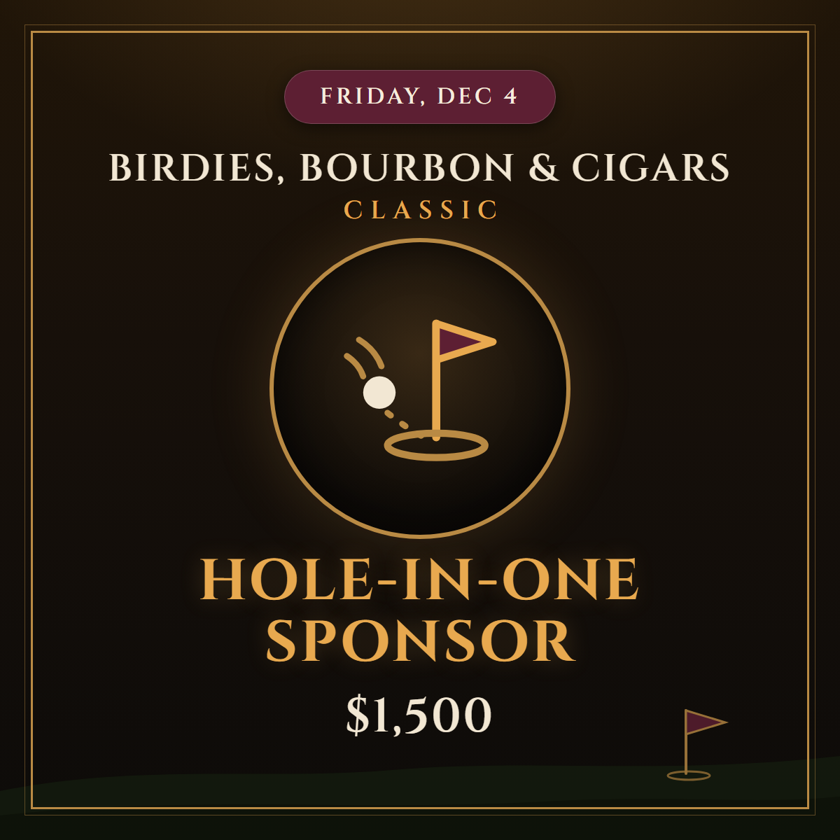 Hole-In-One Sponsor
