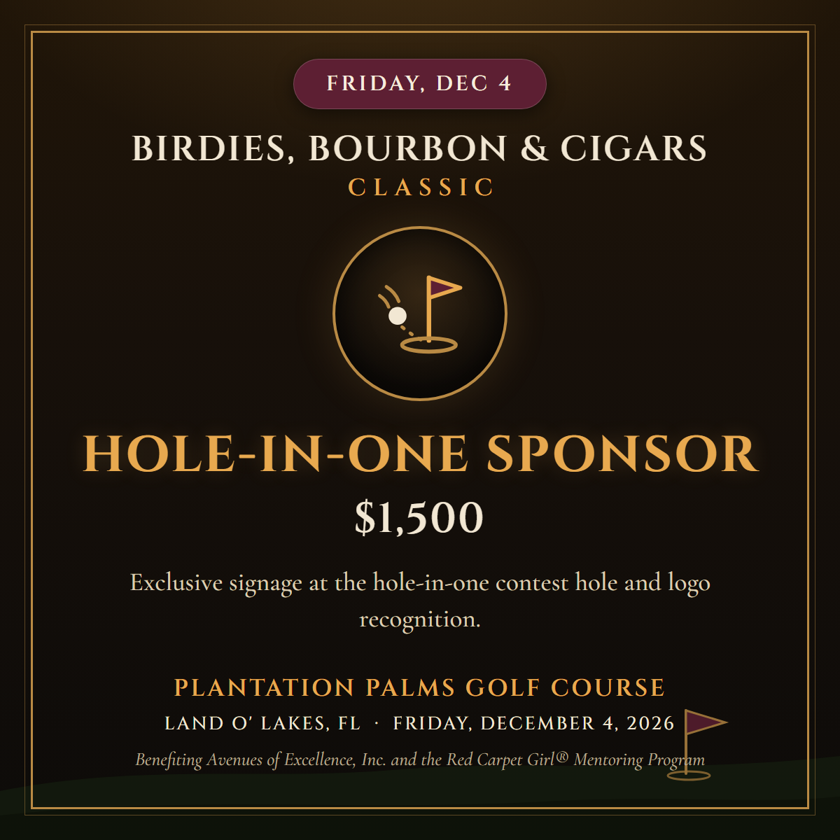Hole-In-One Sponsor