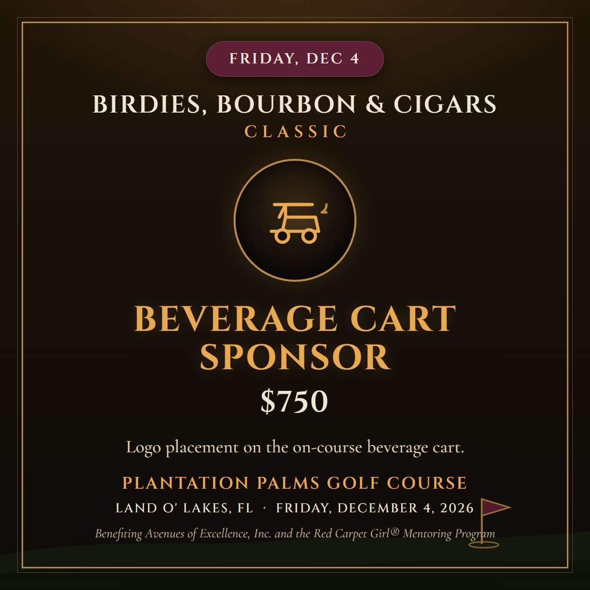 Beverage Cart Sponsor