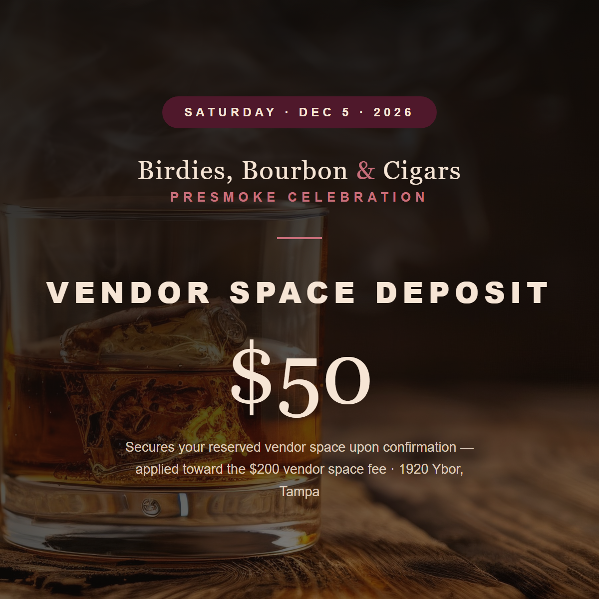 Vendor Space Deposit