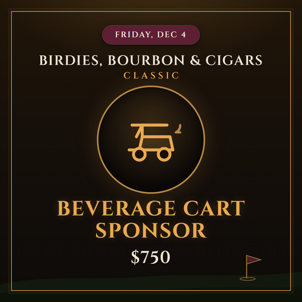 Beverage Cart Sponsor