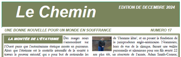 Le Chemin — De Decembre 2024