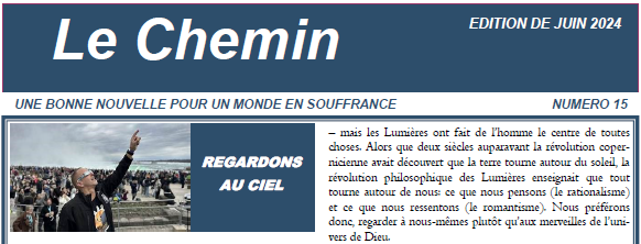 Le Chemin — De Juin 2024