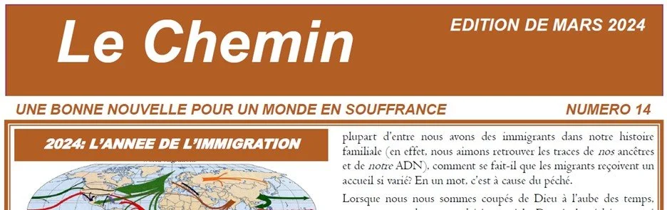 Le Chemin — De Mars 2024