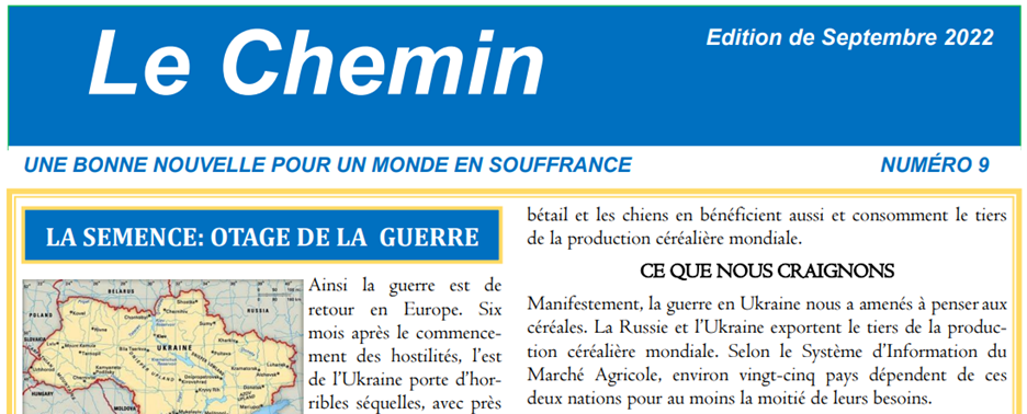 Le Chemin — De Septembre 2022