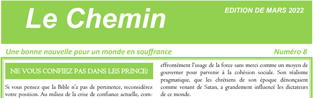 Le Chemin — De Mars 2022