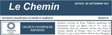 Le Chemin — De Septembre 2021