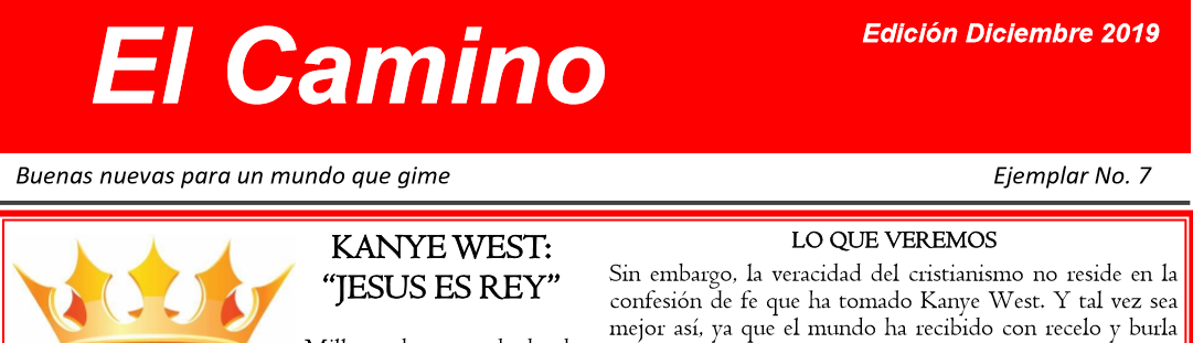 El Camino — Diciembre 2019
