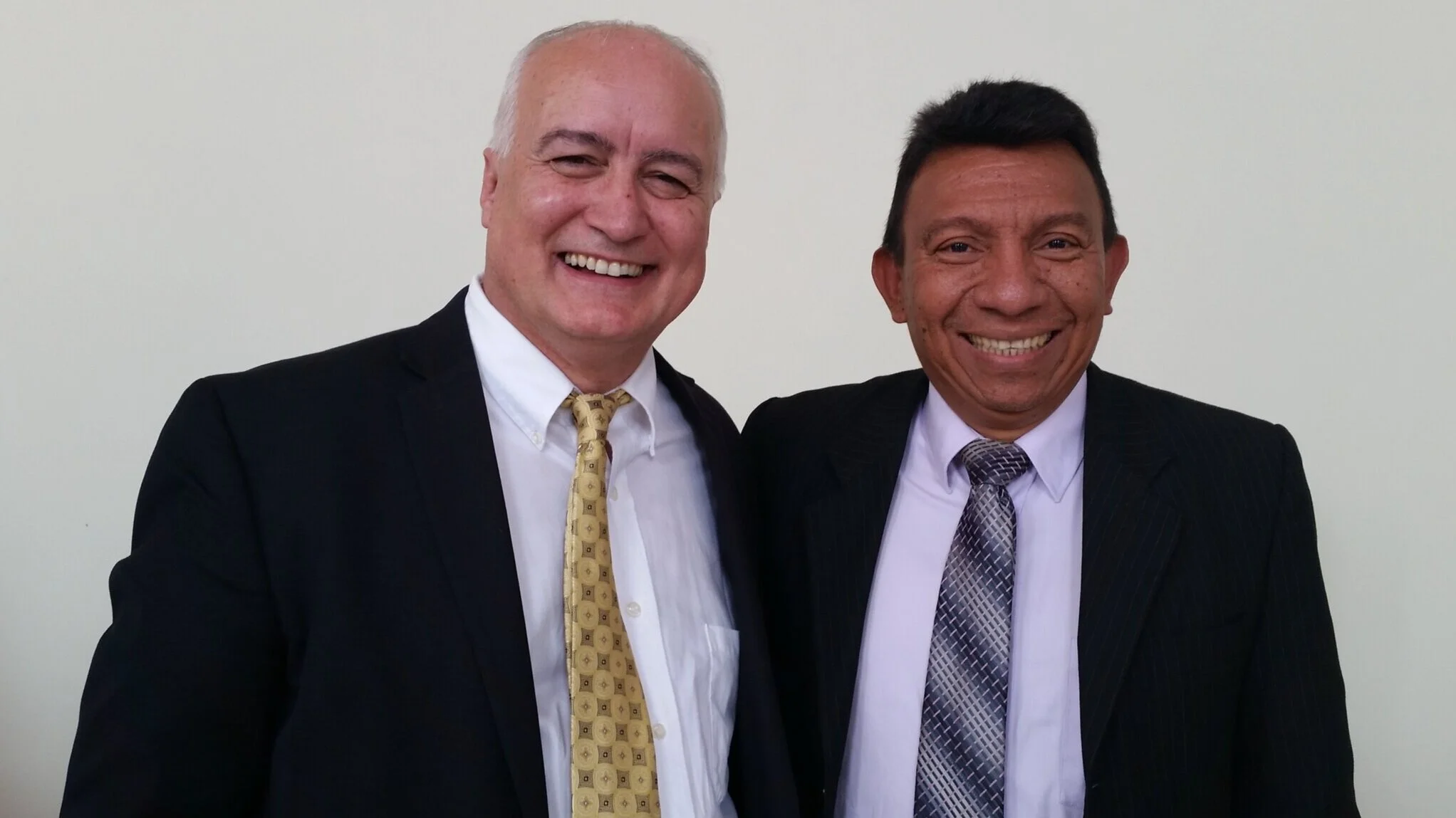 From His Fullness President with Dr J. C. Benitez, Latin American President of Seminario Reformado Latinoamericano.
