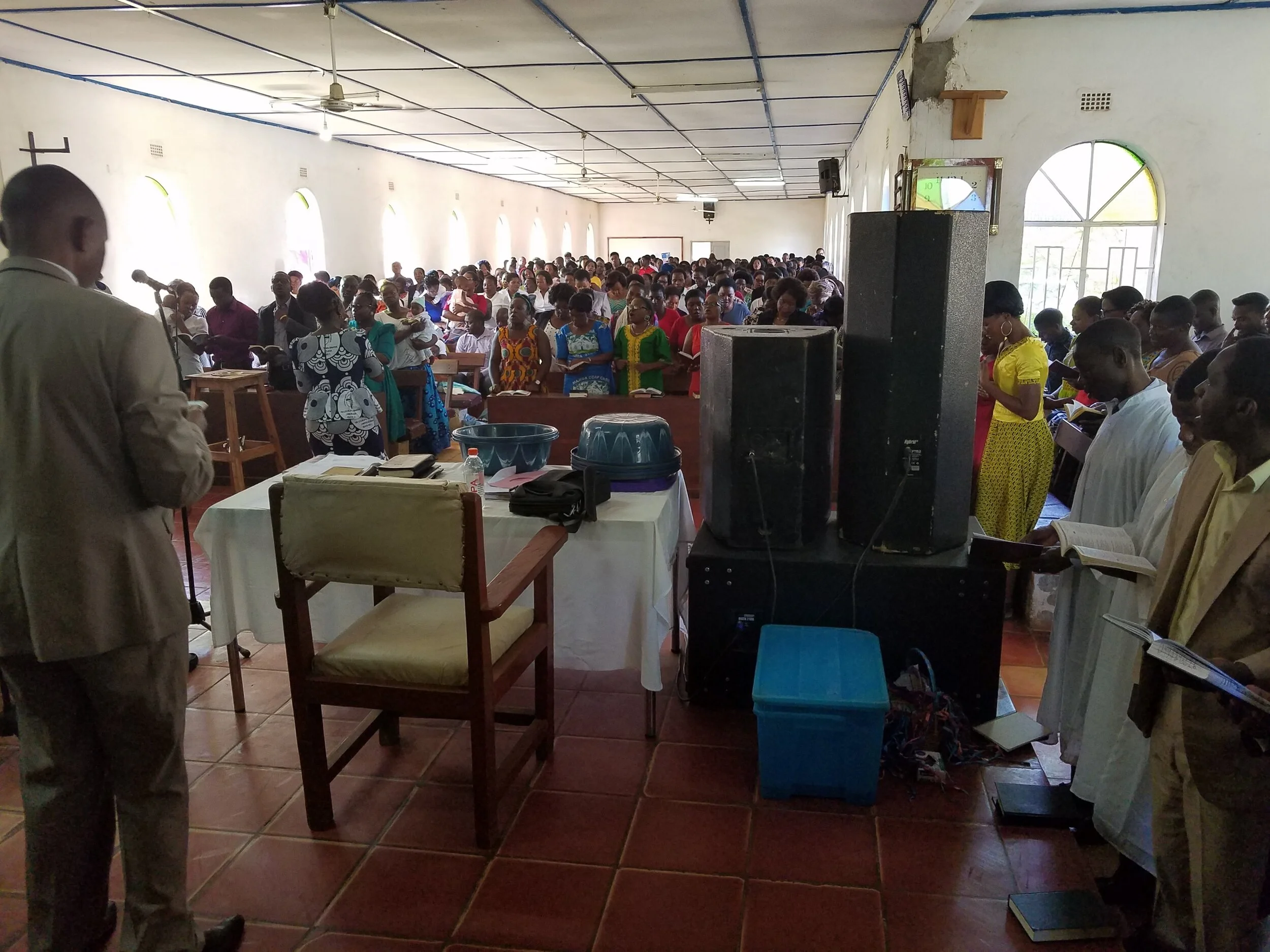 Lord’s Day worship, Church of Central Africa Presbyterian.