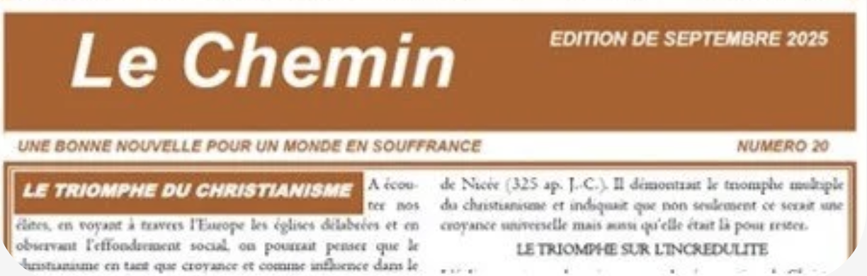Le Chemin — De Septembre 2025