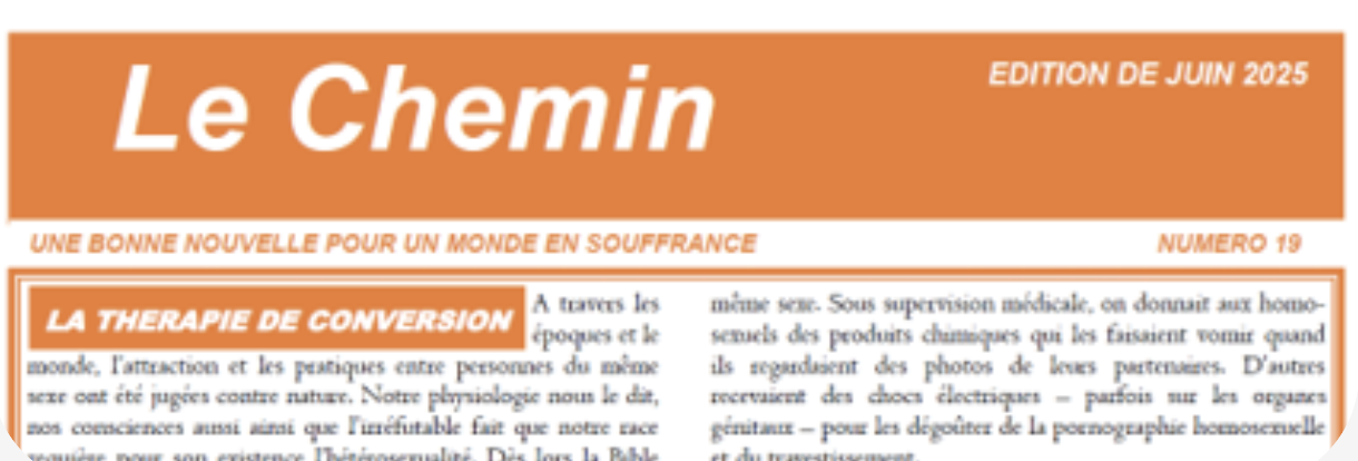 Le Chemin — De Juin 2025