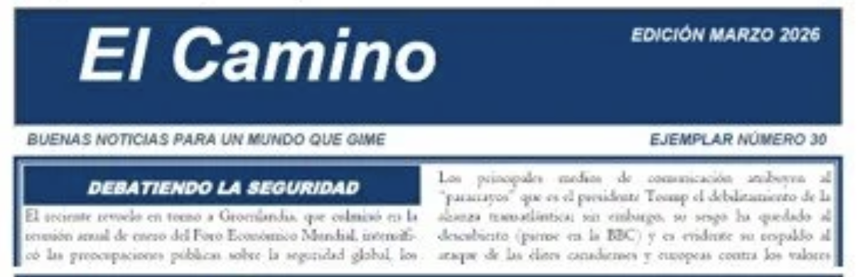 El Camino — Marzo 2026